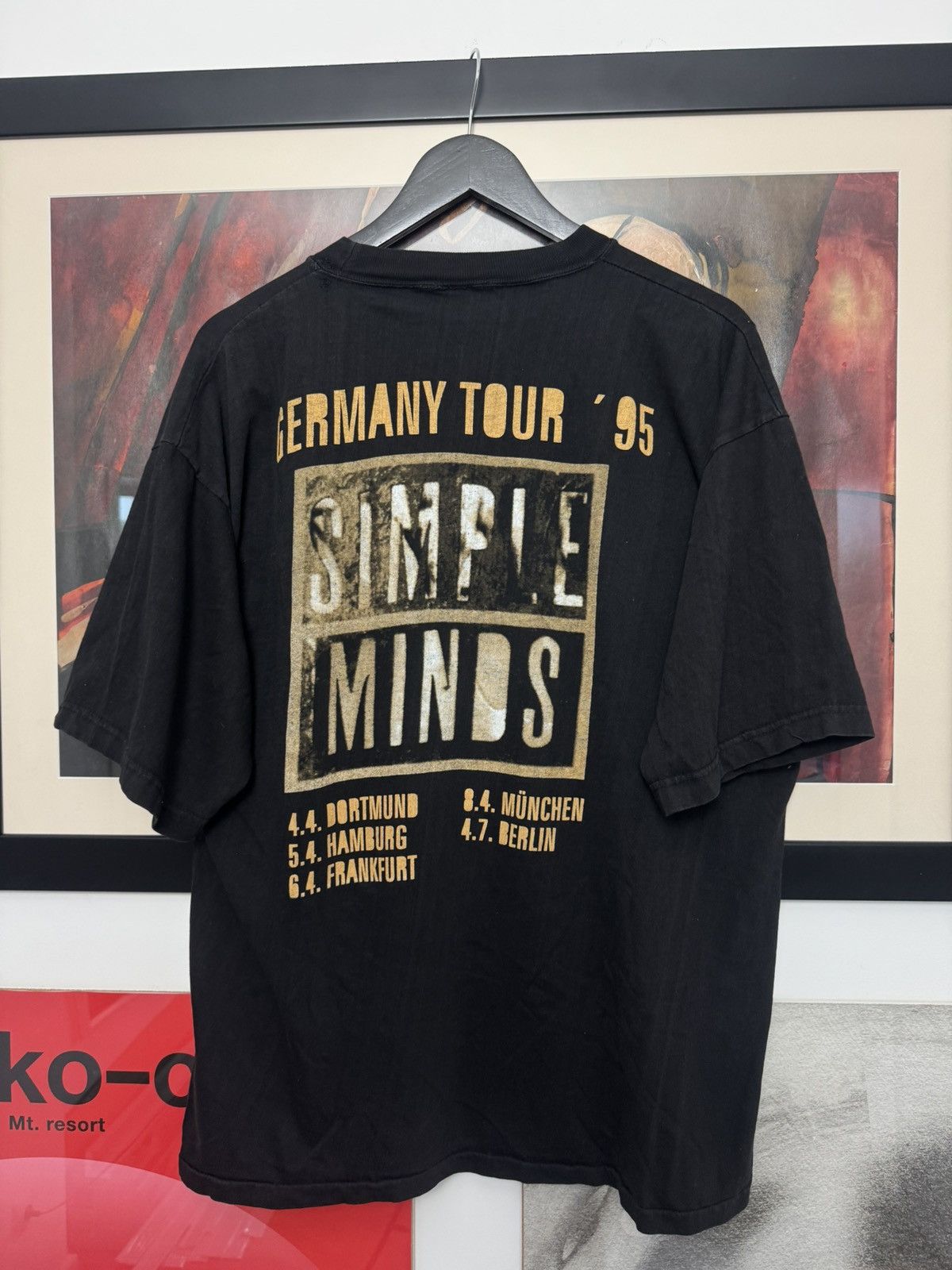 Band Tees Vintage 90s Simply Minds Good News from the Next World Tour Size US XL / EU 56 / 4 - 2 Thumbnail