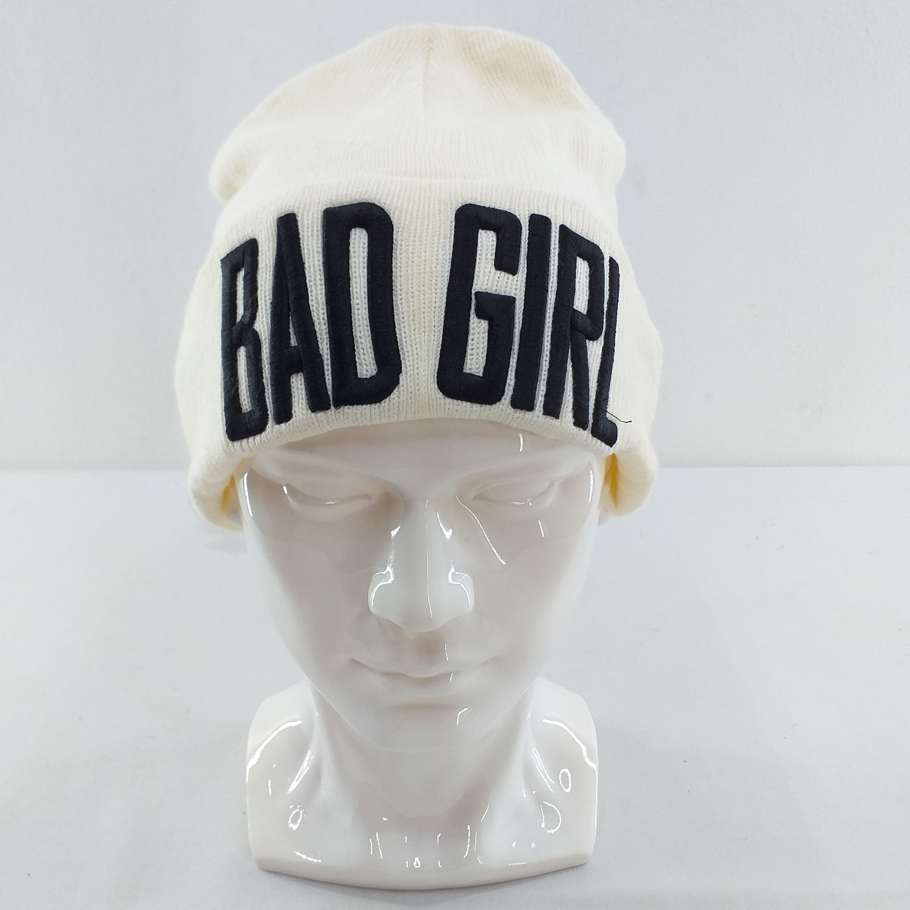 Japanese Brand Bad Girl Embroidery Snow Cap Hat Beanie -BN101 Size ONE SIZE - 1 Thumbnail