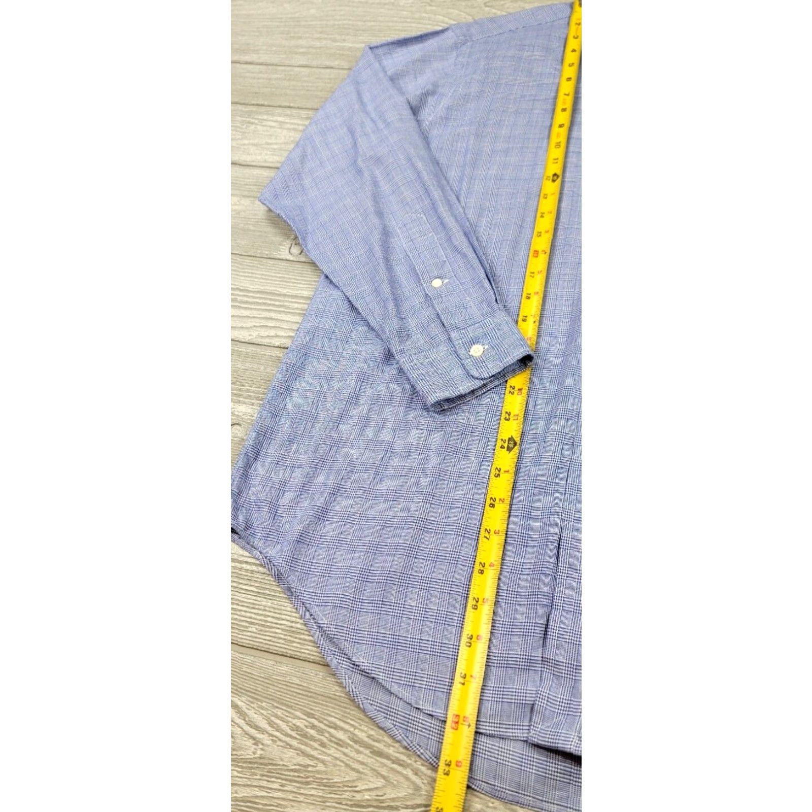 Ralph Lauren VINTAGE Ralph Lauren Polo Button-Up Shirt 15-33 Blue Plaid Long Sleeve Mens Size US M / EU 48-50 / 2 - 7 Thumbnail