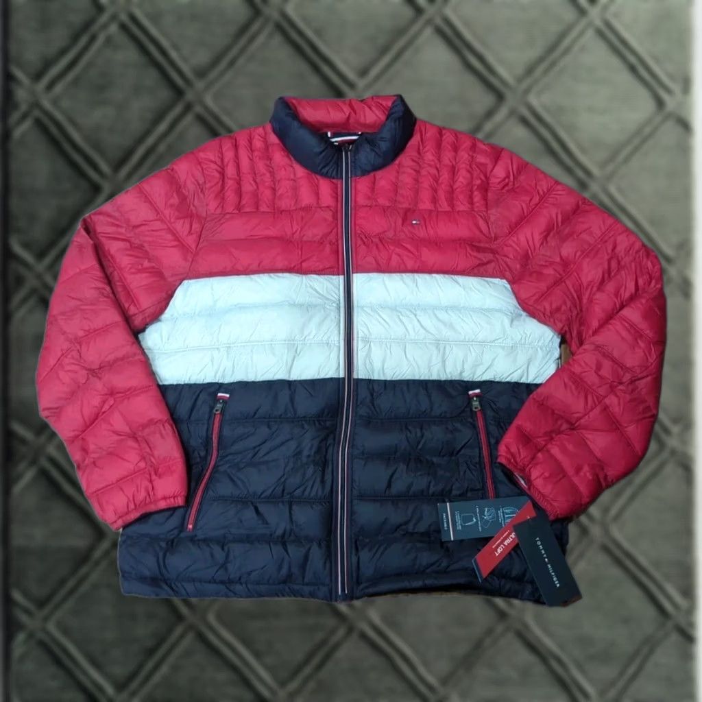 Tommy Hilfiger Tommy Hilfiger Men Puffer Jacket Coat Red White Blue USA DOWN XL Winter Packable Size US XL / EU 56 / 4 - 1 Thumbnail