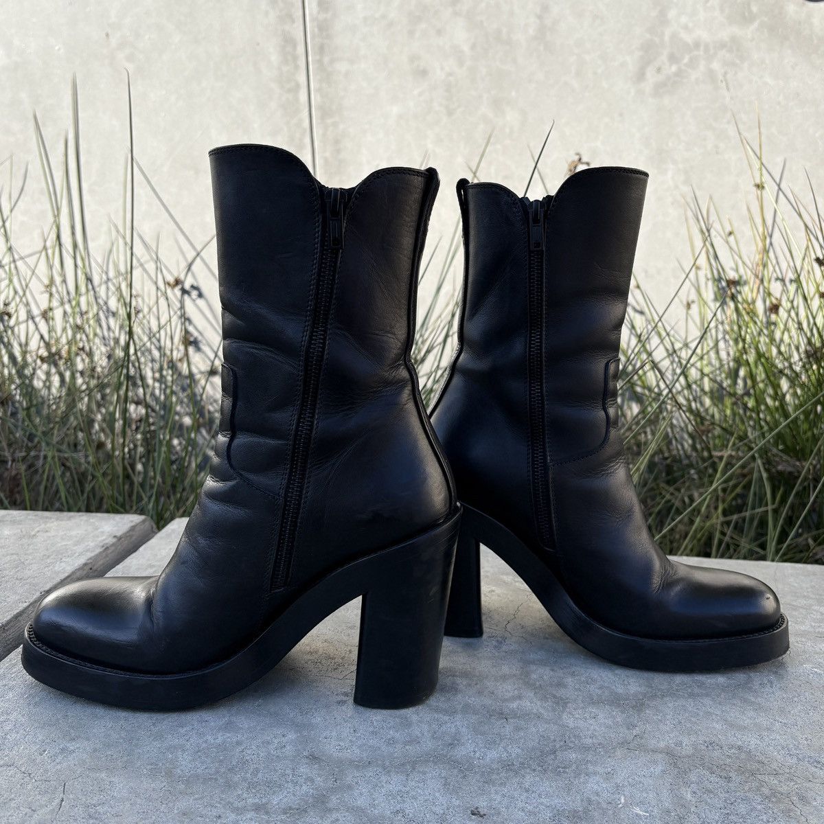 Ann Demeulemeester Ann Demeulemeester Leather Boots Size US 7.5 / IT 37.5 - 4 Thumbnail