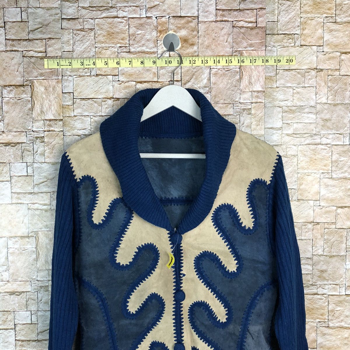 Japanese Brand DL art western cowboy vintage leather cardigan shirt #A310 Size S / US 4 / IT 40 - 2 Thumbnail