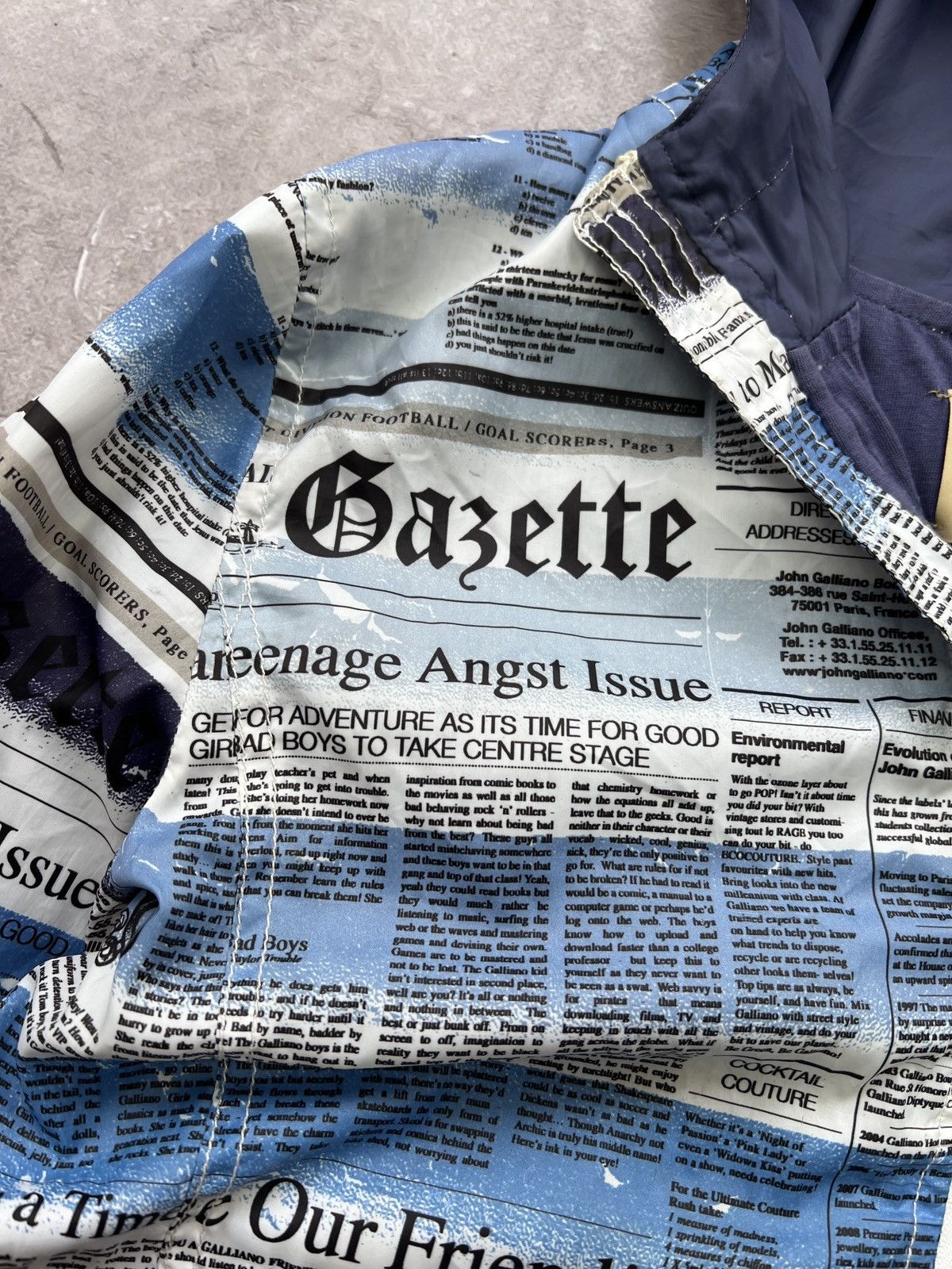 Designer × John Galliano VINTAGE RARE 90s gazette John Galliano nylon jacket Woman L Size L / US 10 / IT 46 - 5 Thumbnail