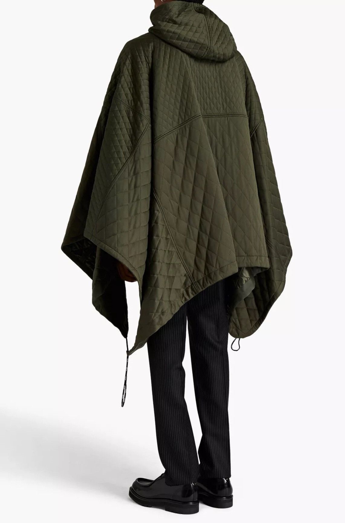 Valentino Poncho cloak in quilted polyamide/cotton blend, Italy Size US L / EU 52-54 / 3 - 1 Thumbnail