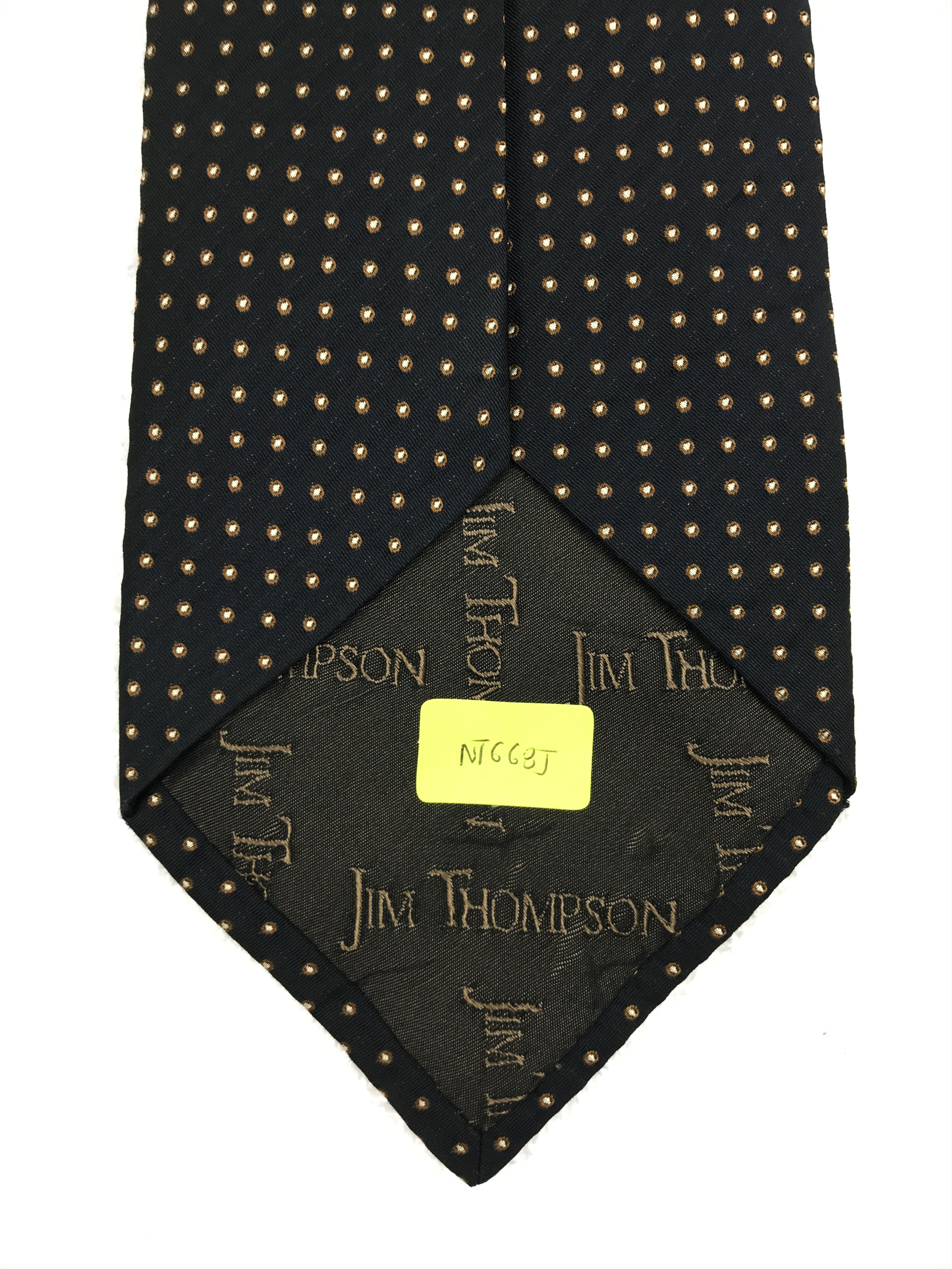 Designer × Jim Thompson × Vintage Vintage Jim Thompson Mania Silk Necktie Size ONE SIZE - 9 Thumbnail