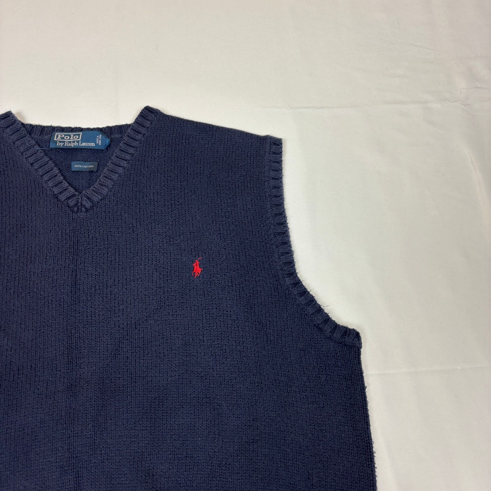 Polo Ralph Lauren Vintage Polo Ralph Lauren V Neck Sweater Vest Men's L Size US L / EU 52-54 / 3 - 2 Thumbnail
