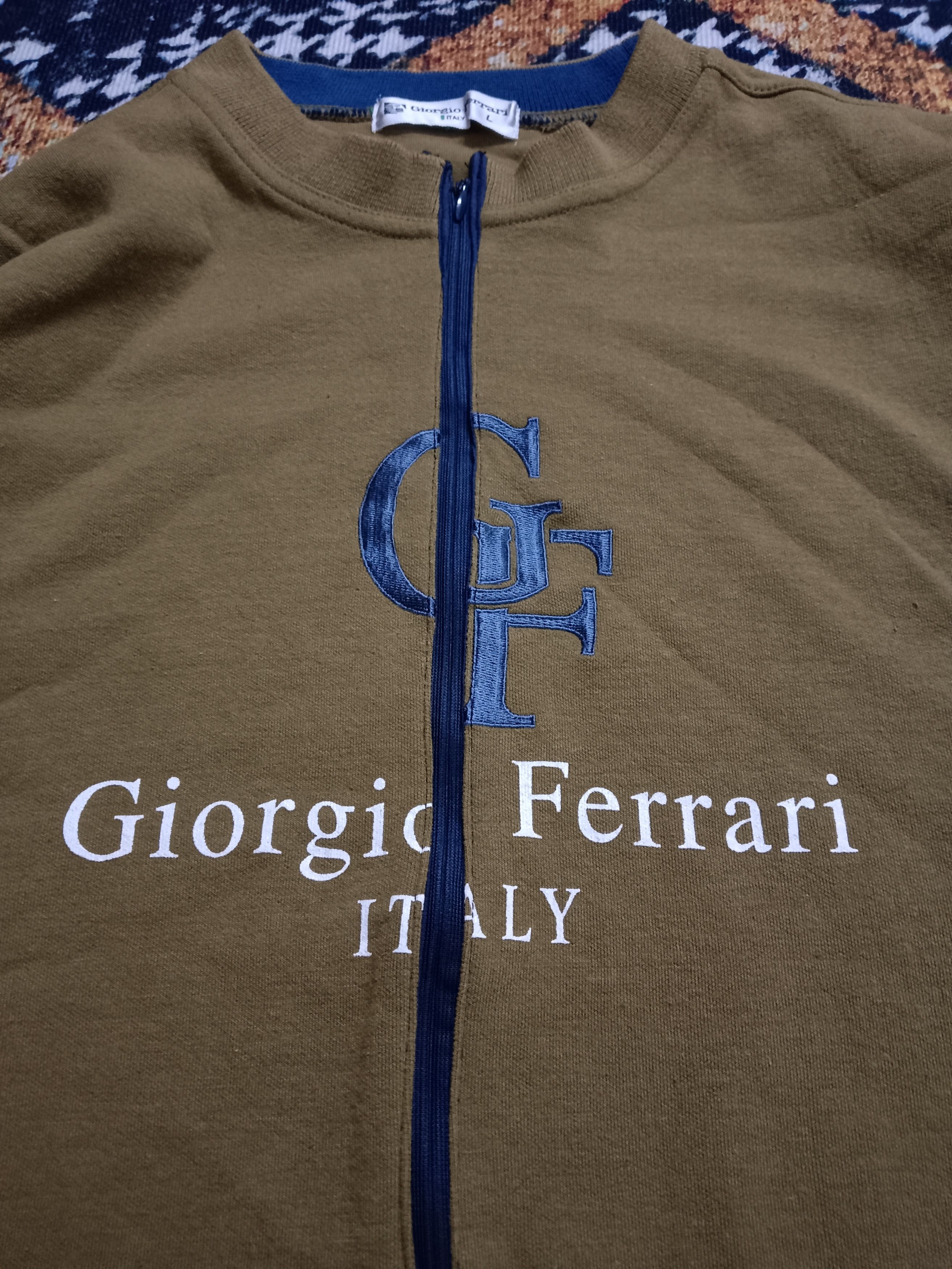 Ferrari Vintage Giorgio Ferrari italy Half Zipper Sweatshirt Size US S / EU 44-46 / 1 - 4 Thumbnail