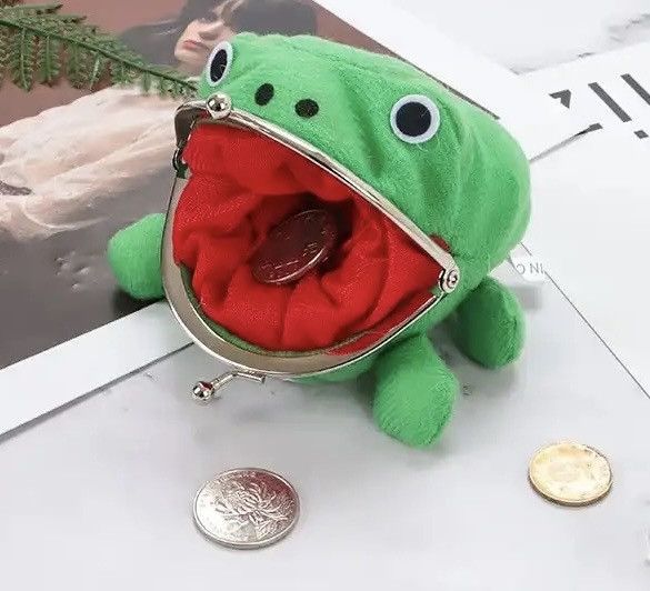 Other Green Frog Wallet Coin Purse Size ONE SIZE - 1 Thumbnail