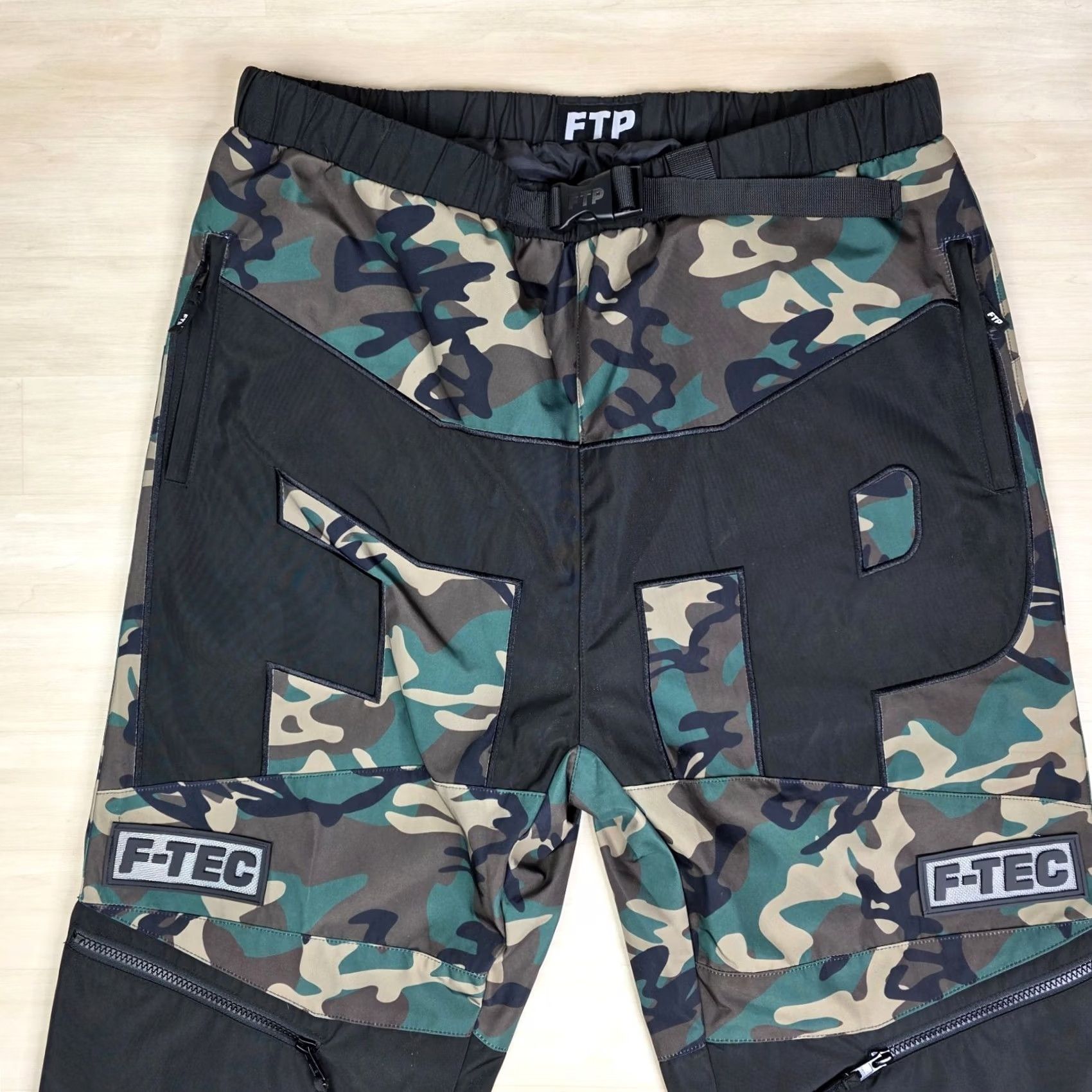 Vintage FTP F-Tec Woodland Camo Snow Pants Water Repellant Streetwear Men's XL Size US 36 / EU 52 - 3 Thumbnail