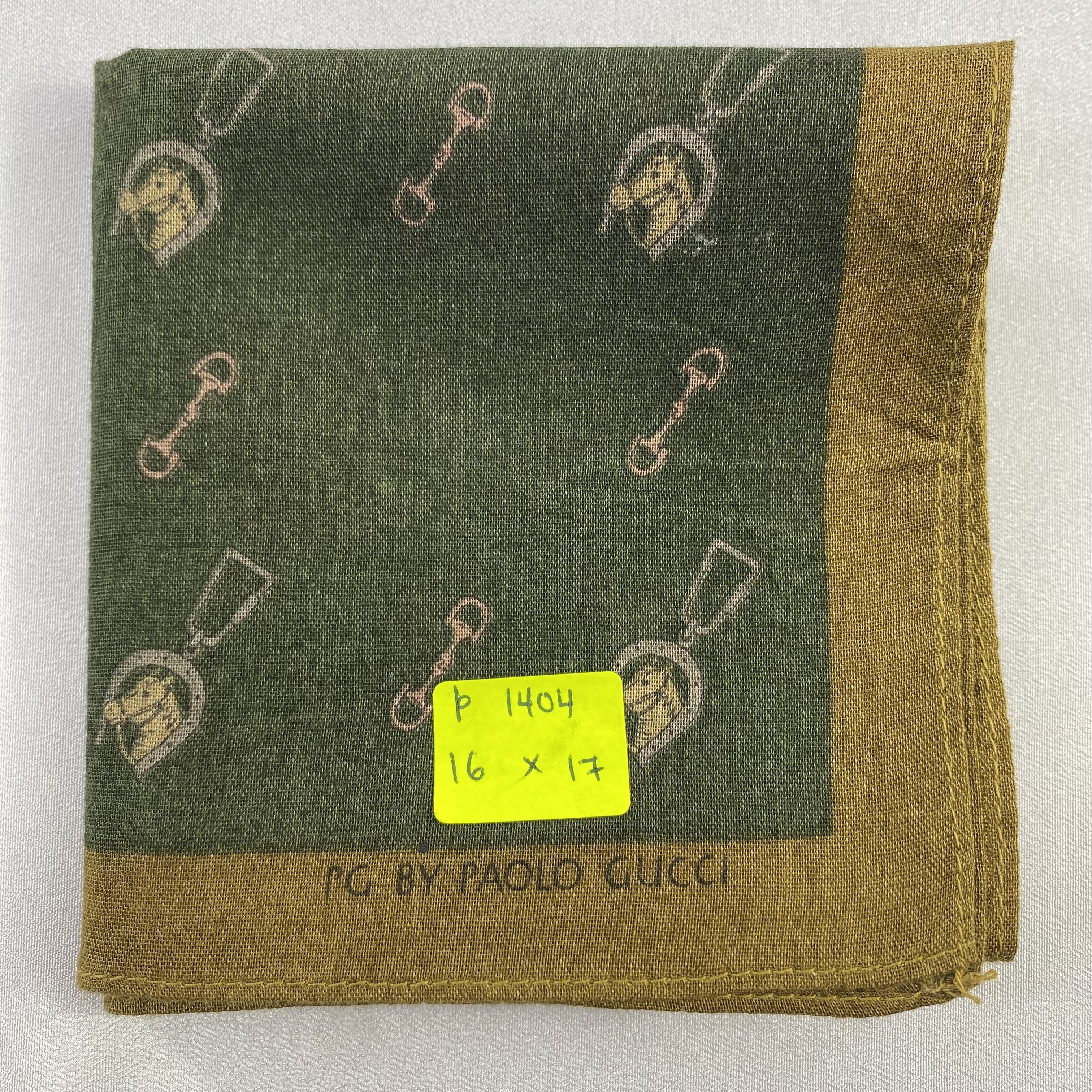 Paolo Gucci × Vintage Paolo Gucci Handkerchief / Neckerchief / Bandana-P1404 Size ONE SIZE - 5 Thumbnail