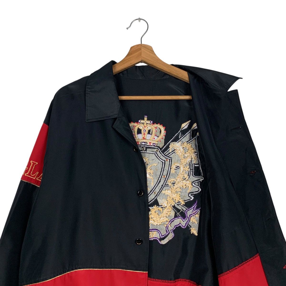 Japanese Brand NEW ENGLAND Embroidery Big Logo Button Jacket #2035-C88 Size US L / EU 52-54 / 3 - 11 Thumbnail