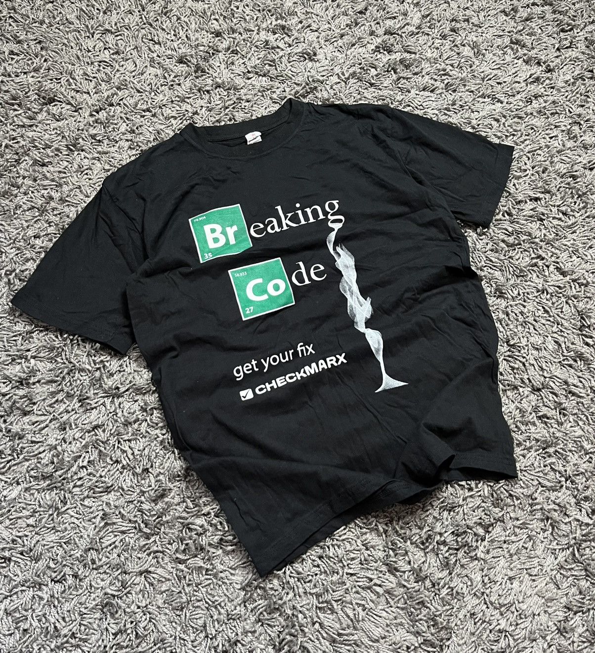 Band Tees Vintage Y2K "Breaking Code" Graphic Tee Size US L / EU 52-54 / 3 - 1 Thumbnail