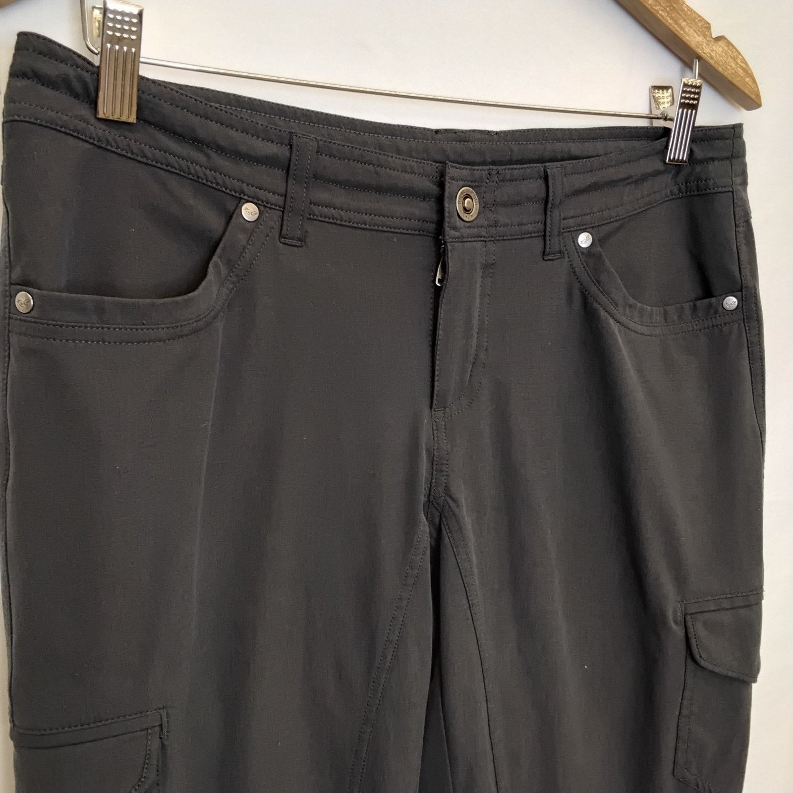 Kuhl Kuhl Pants Women's 10 34x30 Charcoal Gray Lightweight Size 32" / US 10 / IT 46 - 4 Thumbnail