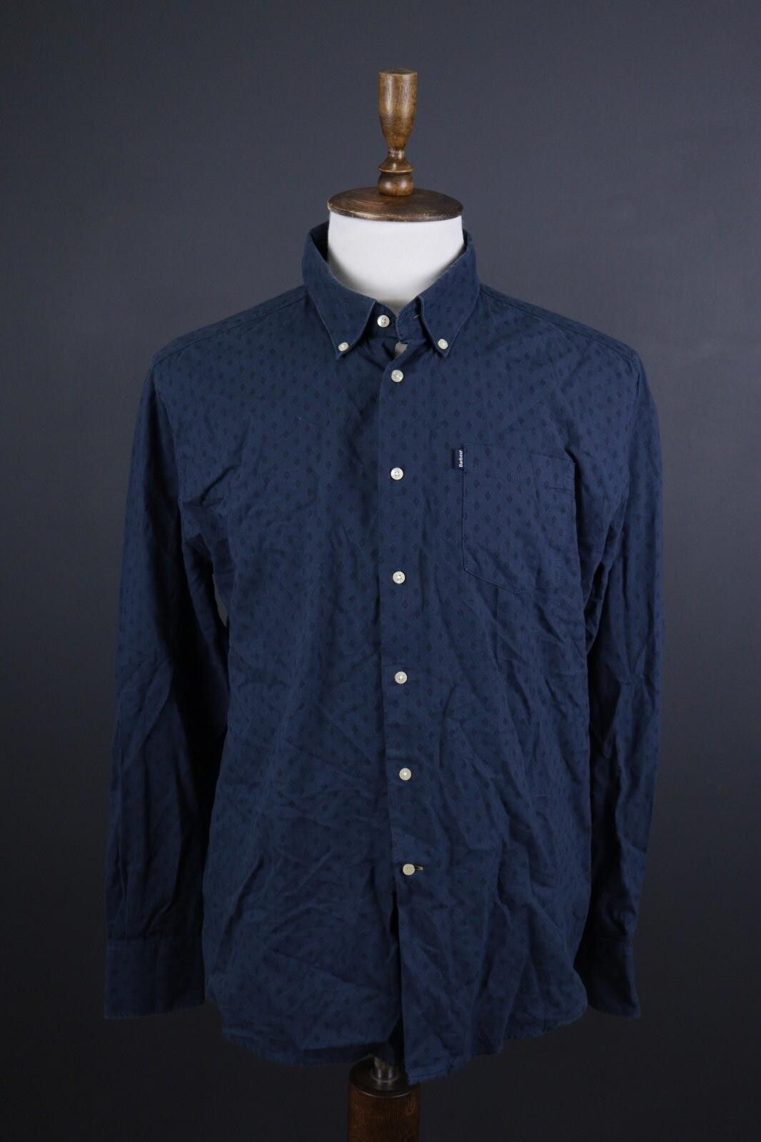 Barbour Barbour Tailored Fit Blue Shirt Size EUR XL / USA L Size US L / EU 52-54 / 3 - 1 Thumbnail