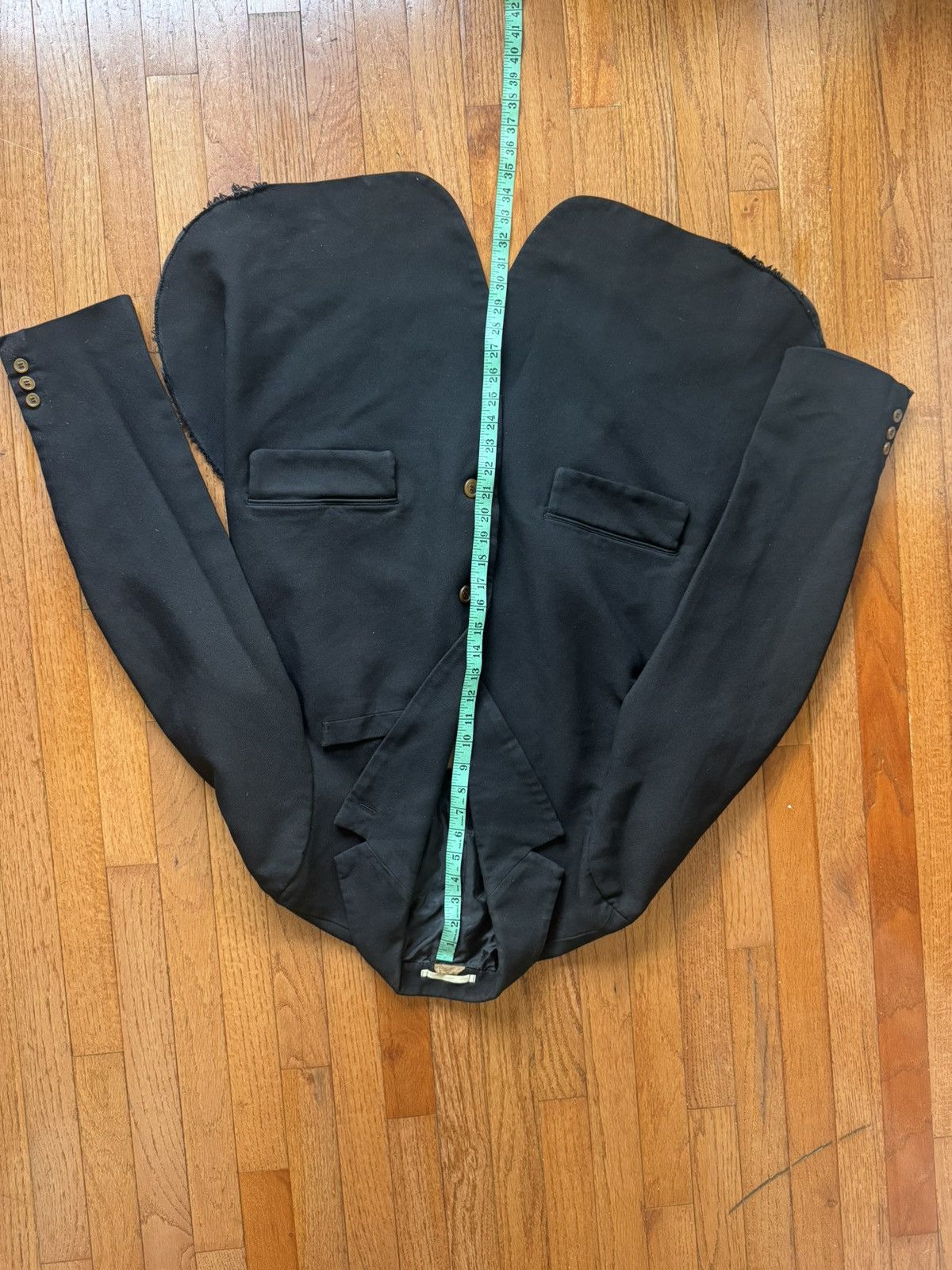 Comme des Garcons Homme Plus Comme Des Garcon Homme Plus Backless Blazer Size 38S - 6 Thumbnail