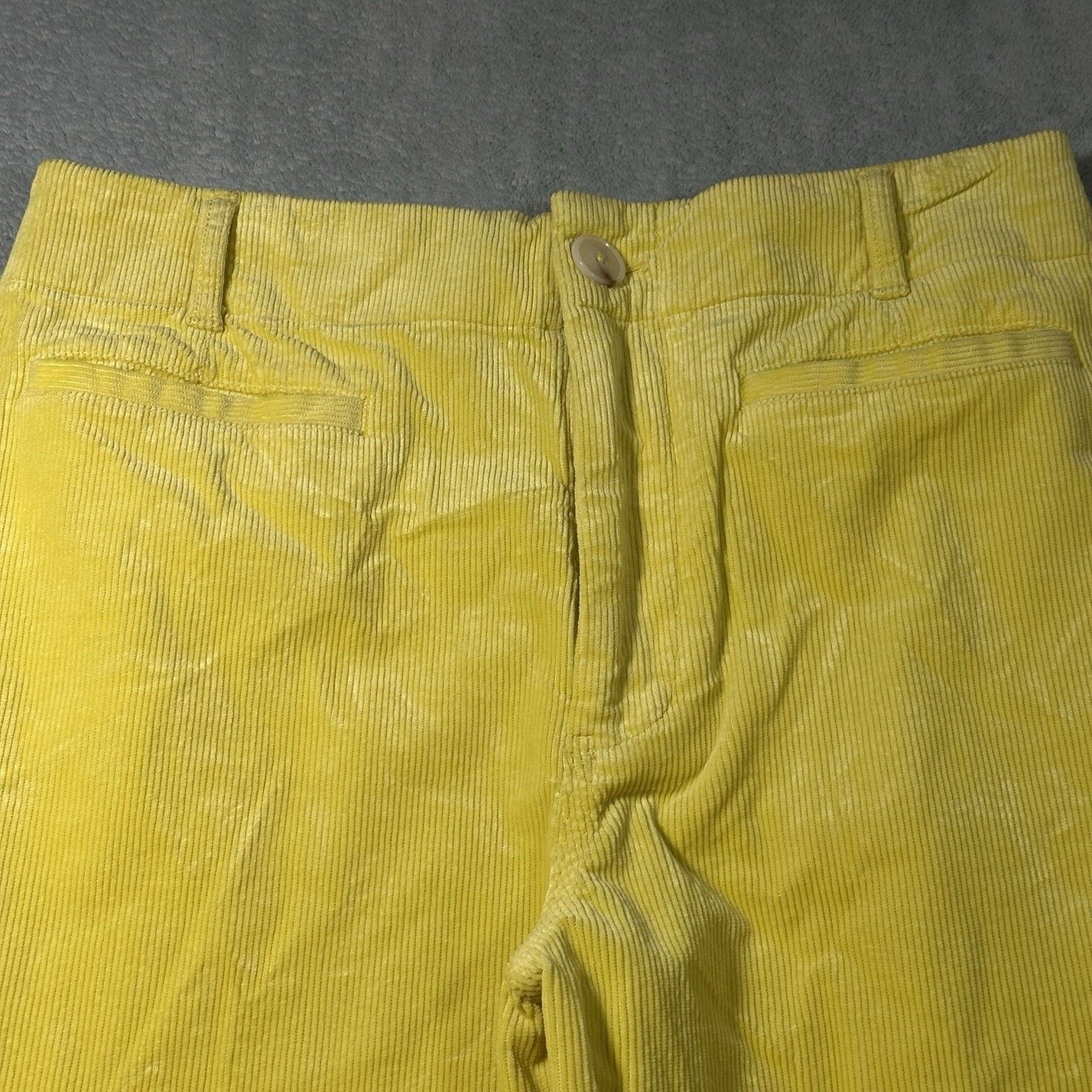 Anthropologie Y2K 2000s Maeve Pilcro Colette Corduroy Beyond Baggy Pants Size 32" / US 10 / IT 46 - 4 Thumbnail