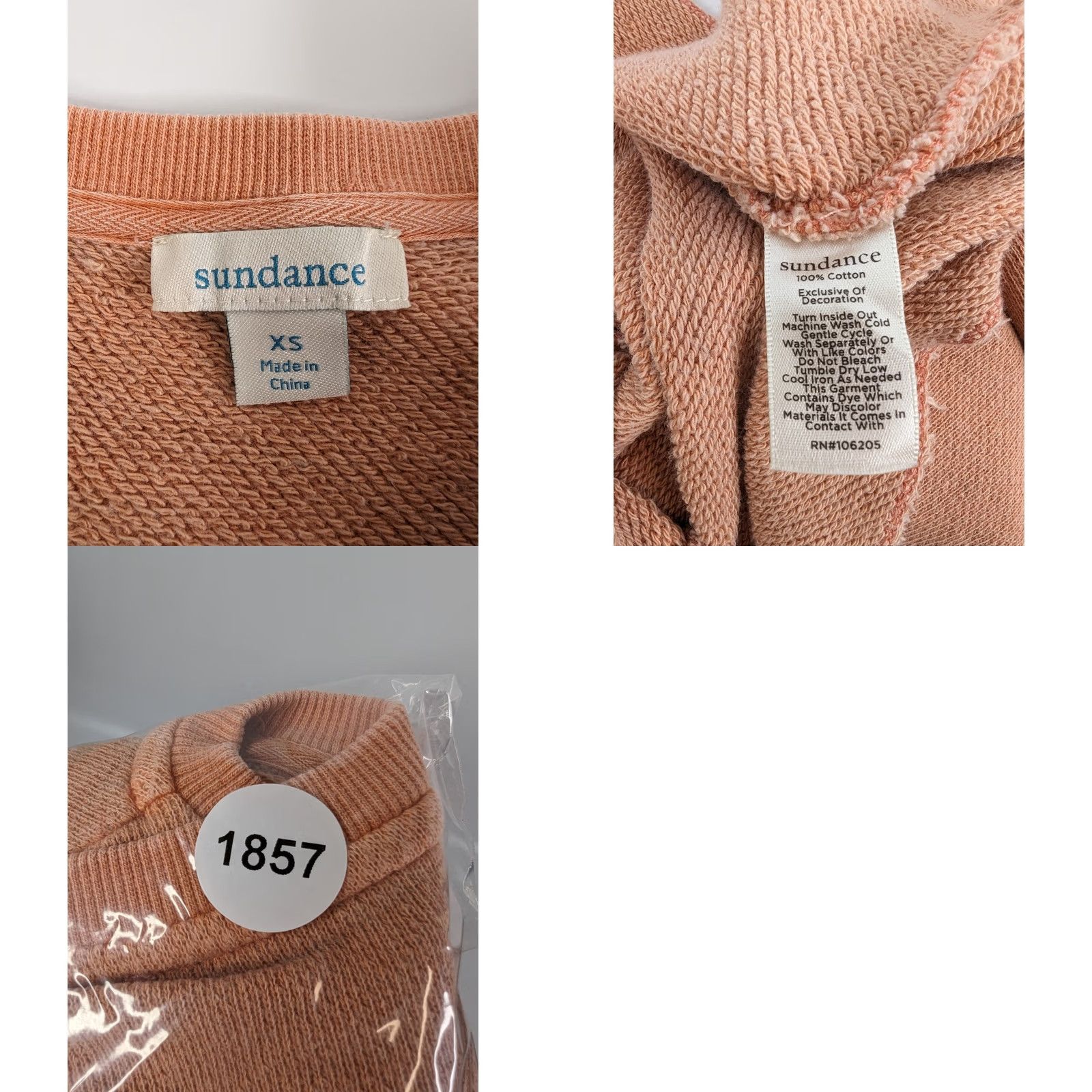 Vintage Sundance Clementine Fields Sweatshirt Womens XS Floral Embroidered Knit Long Sleeve Dolman Size XS / US 0-2 / IT 36-38 - 8 Thumbnail