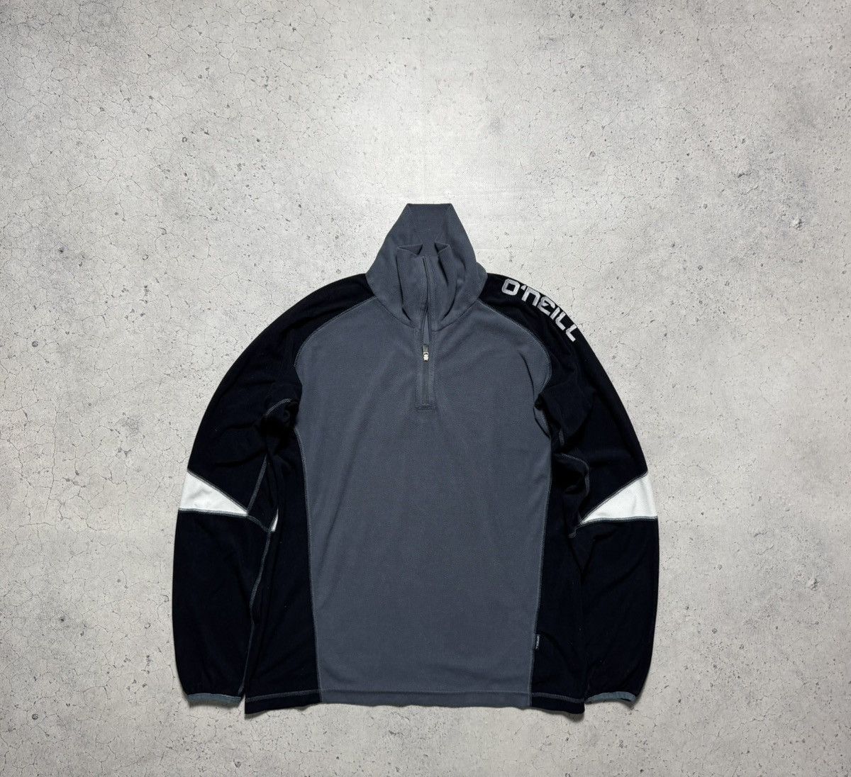 O'Neill Oneill Fleece Sweatshirt 1/4 Zip Big Logo Size L Vintage Size US L / EU 52-54 / 3 - 1 Thumbnail
