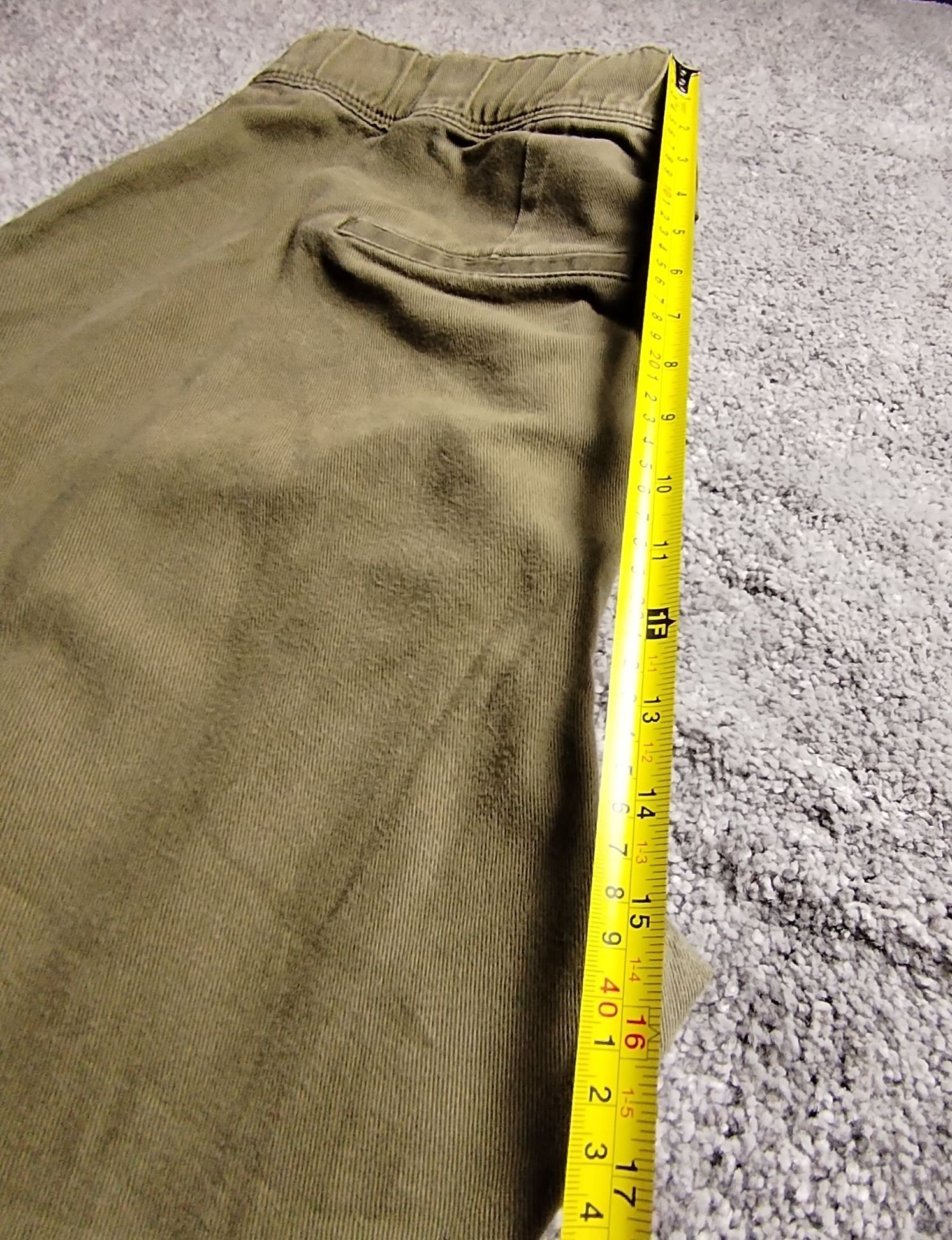 NEXT Pre-Loved Trousers UK 16R Khaki Cargo Pocket Cotton Utility Size 38" / US 16 / IT 52 - 5 Thumbnail