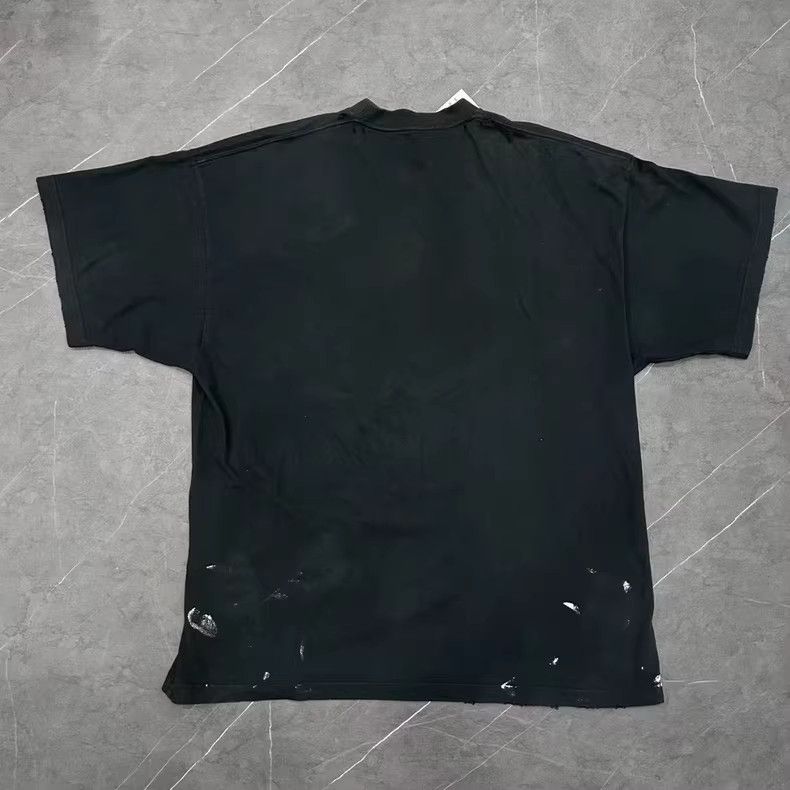 Balenciaga Balenciaga Flash Flame Rock Band Logo Short Sleeve T-shirt Size US L / EU 52-54 / 3 - 2 Thumbnail