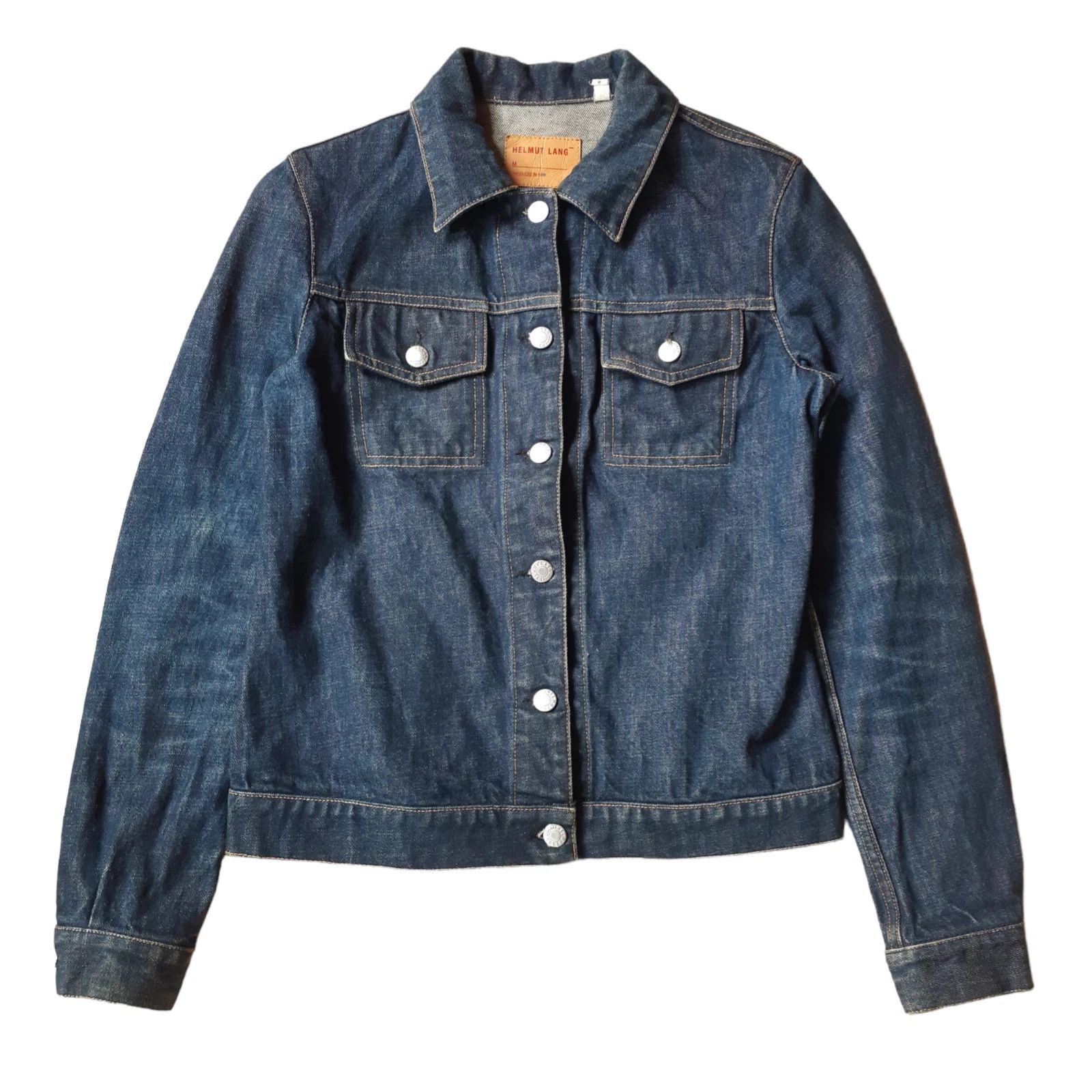 Helmut Lang HELMUT LANG 1998 Type 2 Denim Jacket Size S / US 4 / IT 40 - 1 Thumbnail