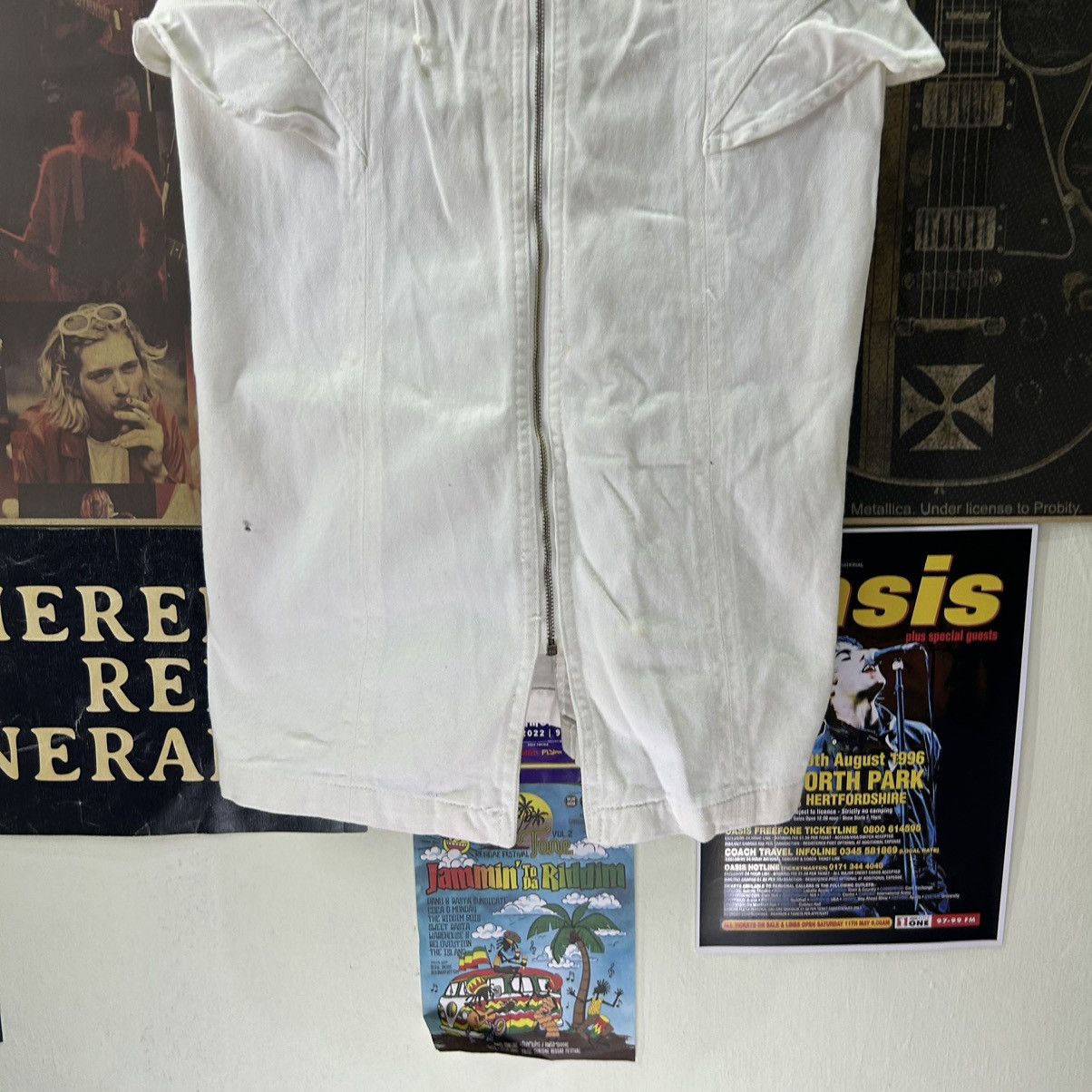 Vintage Vintage Japanese Brand White Dress Size S / US 4 / IT 40 - 4 Thumbnail