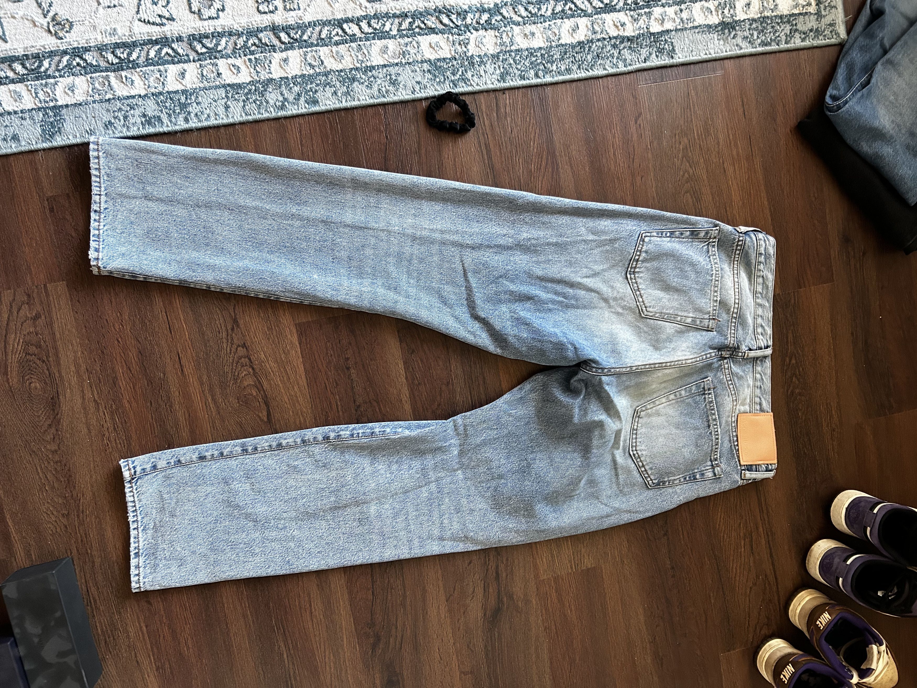 Acne Studios Acne Studios 1996 Light Blue Trash/Light blue Size US 31 - 3 Thumbnail