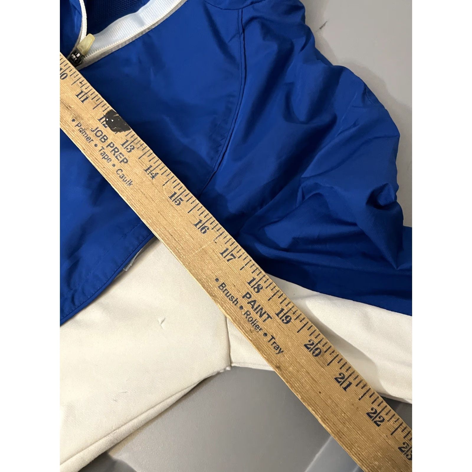 Nike VINTAGE Nike Windbreaker Jacket Women M Blue 2000s Y2K Nike Womens Windbreaker Medium Blue 8-10 Size M / US 6-8 / IT 42-44 - 5 Thumbnail