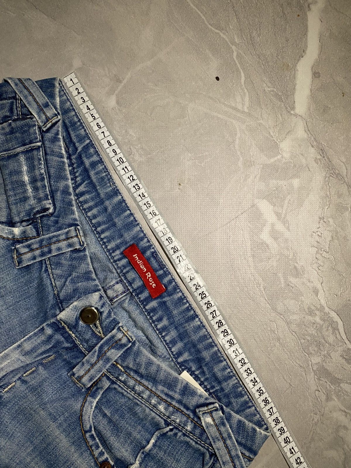 Japanese Brand Washed Archive Flared Jean Distressed Fade Grunge Core Size US 30 / EU 46 - 9 Thumbnail