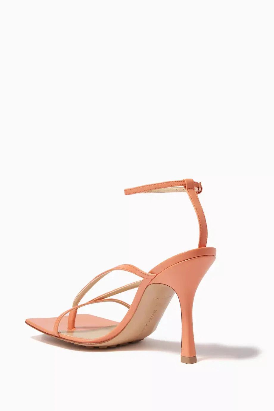 Bottega Veneta o1n1vont1124 Stretch Strap Sandals in Orange Size US 4 / IT 34 - 4 Thumbnail