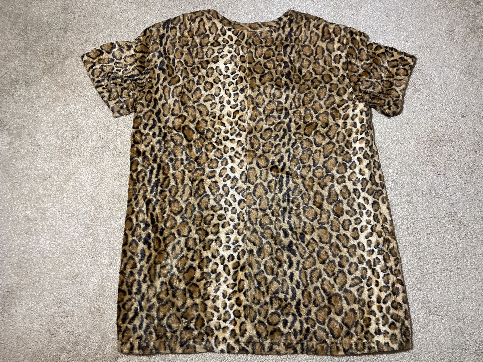 20471120 AW97 20471120 Cheetah Deep Pile Leopard Jersey Mesh 1997 90s Size US M / EU 48-50 / 2 - 8 Thumbnail