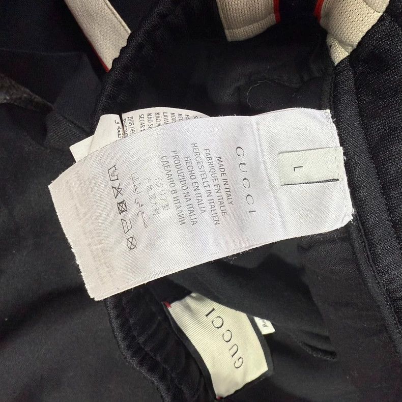 Gucci Gucci Size L Double-sided stitching drawstring trousers si Size US 32 / EU 48 - 4 Thumbnail