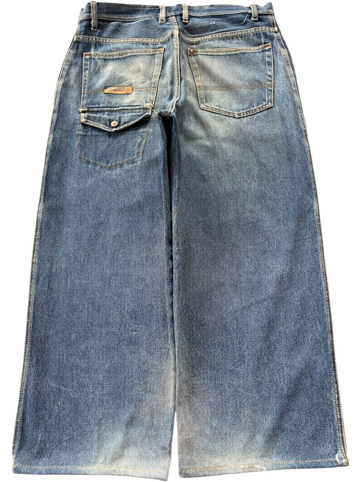 Akademiks Vintage Akademiks Faded Wash Baggy Jeans Size US 35 - 2 Thumbnail