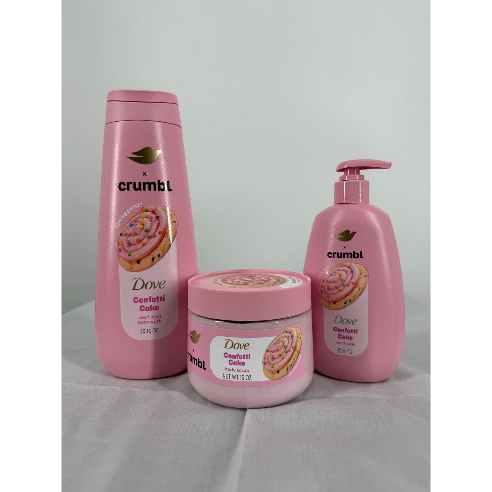 Other NEW-Limited Edition Dove x Crumbl Confetti Cake Combo Pack Size ONE SIZE - 1 Thumbnail