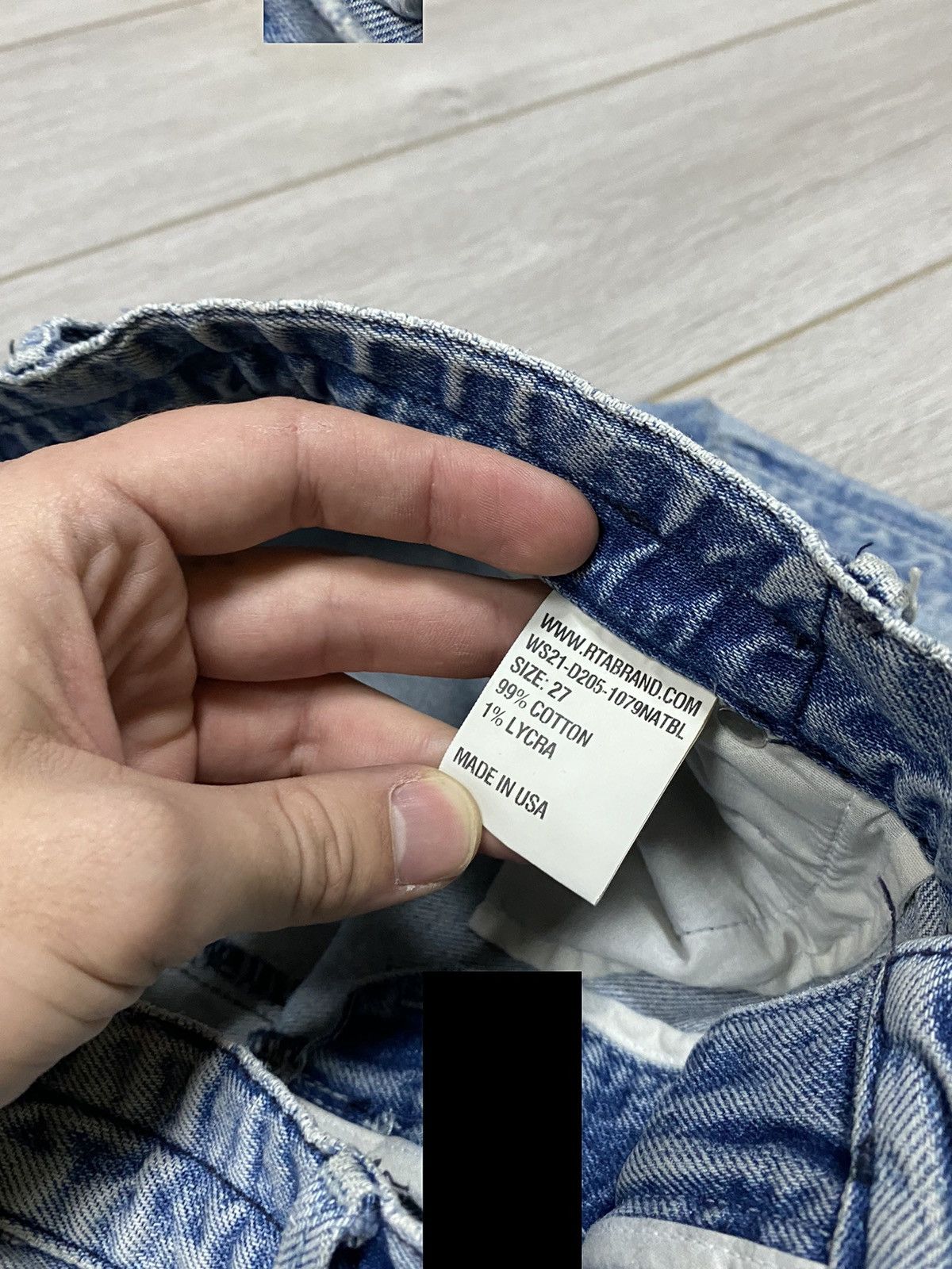 Vintage Rta buttons RARE vintage jeans Size US 31 - 8 Thumbnail