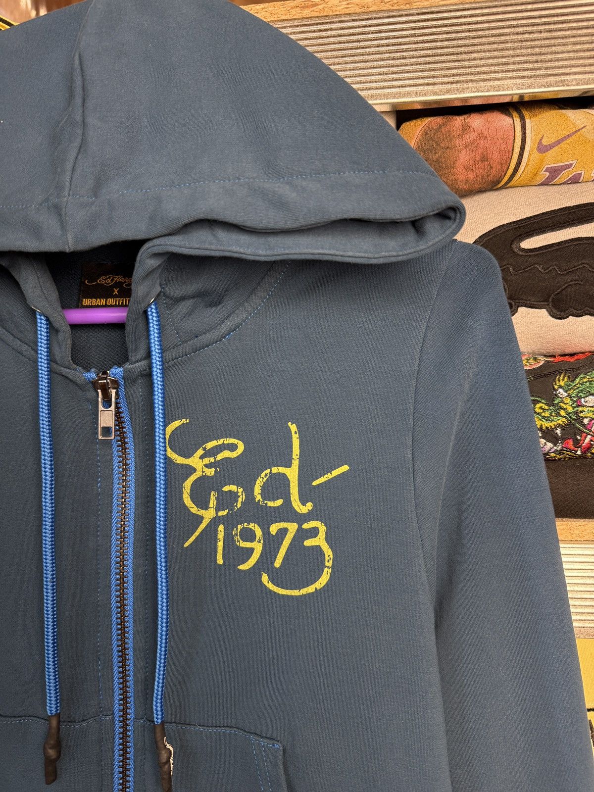 Ed Hardy Vintage Y2k Ed Hardy Suit (Pants+Zip Hoodie) Size L / US 10 / IT 46 - 4 Thumbnail