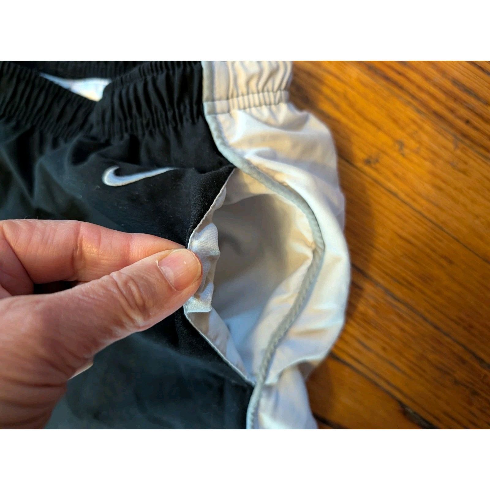 Nike Nike Track Lined Pants Women's Medium Black Pockets Size 32" / US 10 / IT 46 - 3 Thumbnail