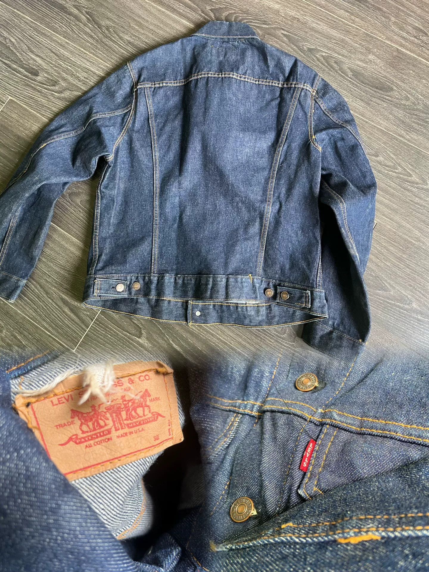Levi's Vintage Clothing Levi's 70505 USA Made Men's Denim Jacket Size US S / EU 44-46 / 1 - 1 Thumbnail