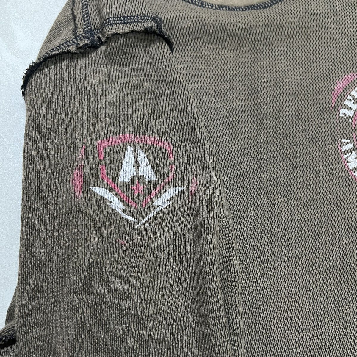 Affliction × Vintage Vintage Affliction Distressed Thermal Longsleeve T Shirt Size US M / EU 48-50 / 2 - 10 Thumbnail