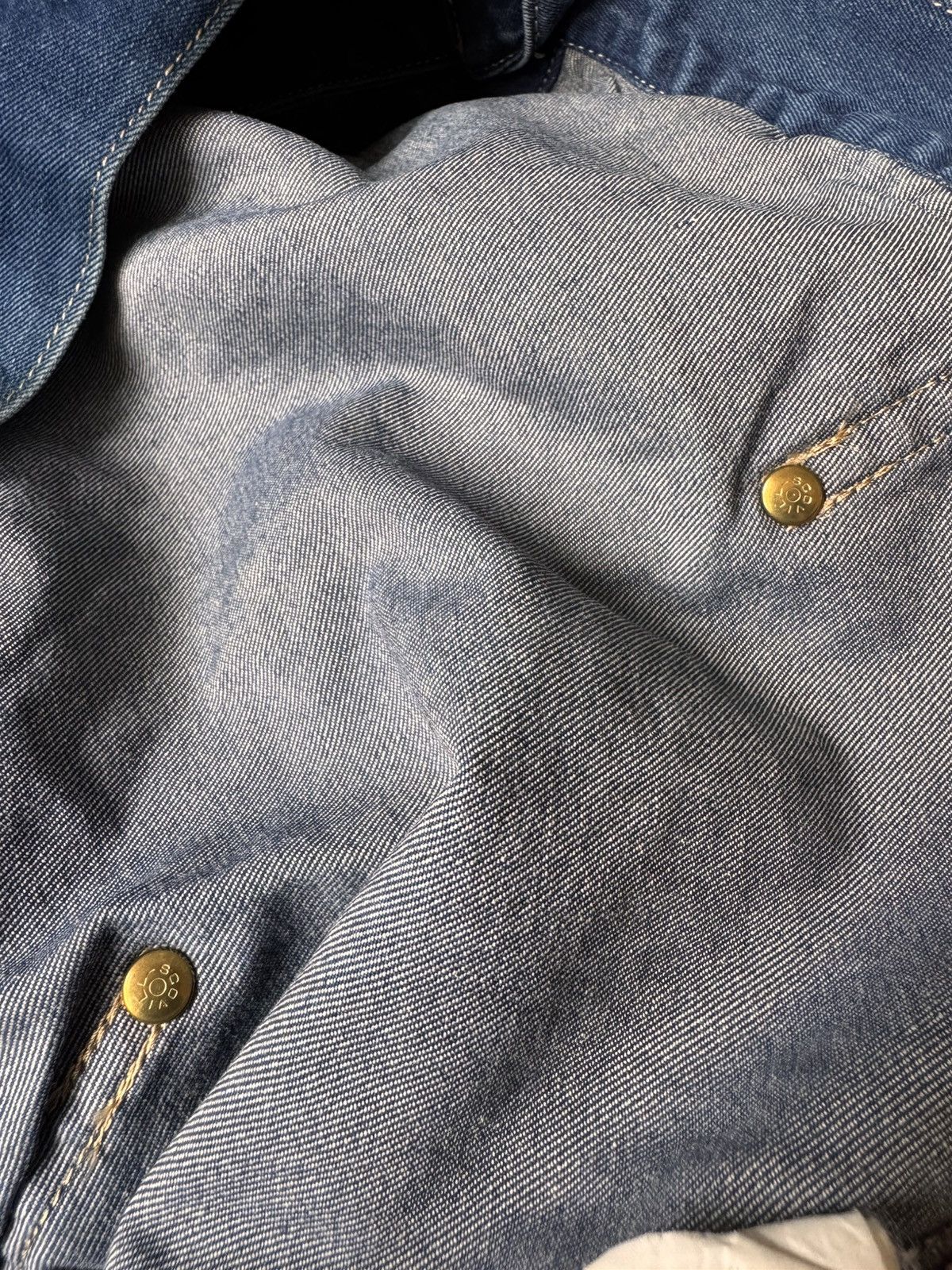 Trussardi Vintage trusardi denim jacket Dual Pointed Flap Pockets Size US M / EU 48-50 / 2 - 13 Thumbnail