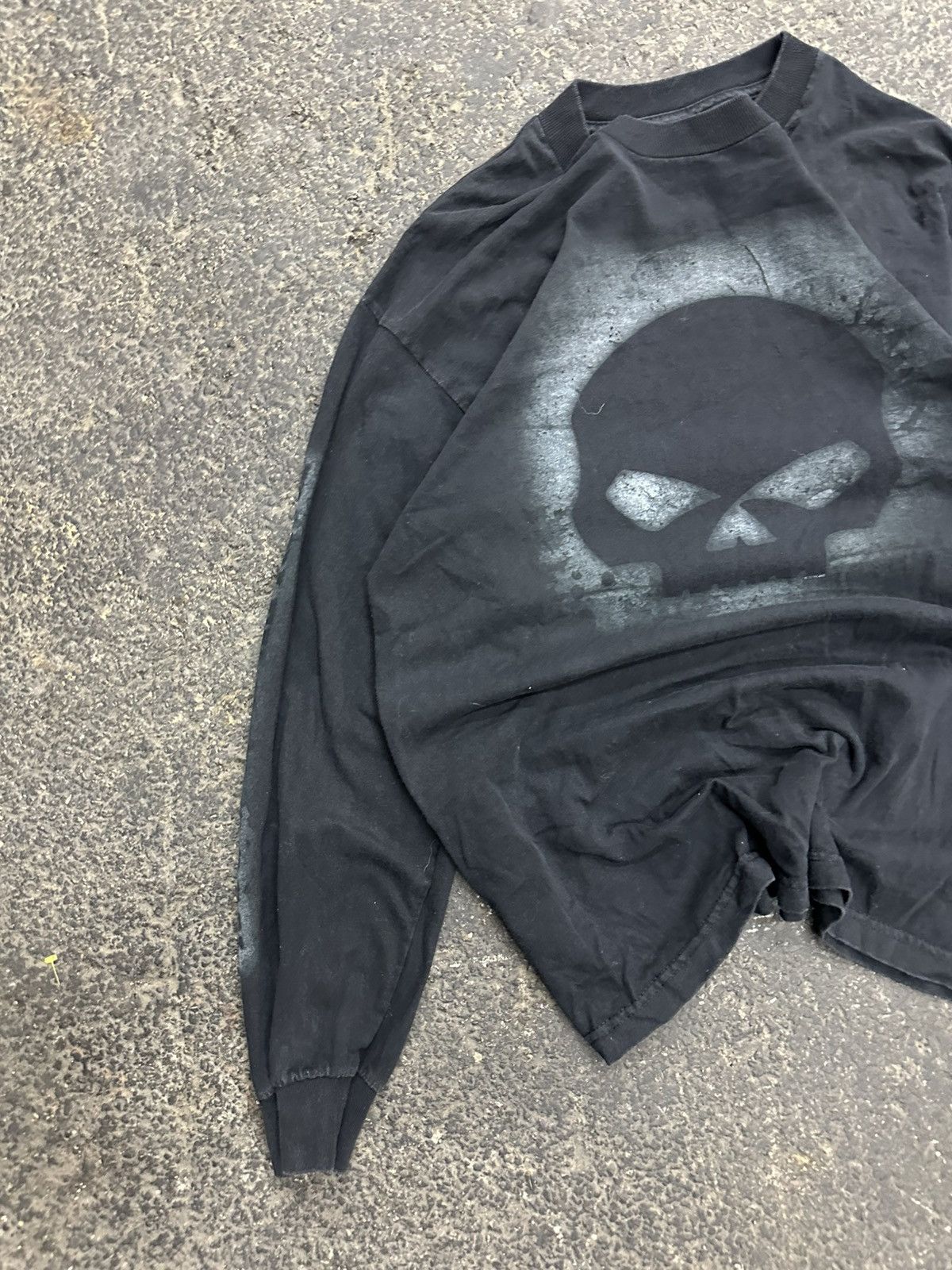 Other Y2K Harley Davidson grunge long sleeve top Size US L / EU 52-54 / 3 - 2 Thumbnail