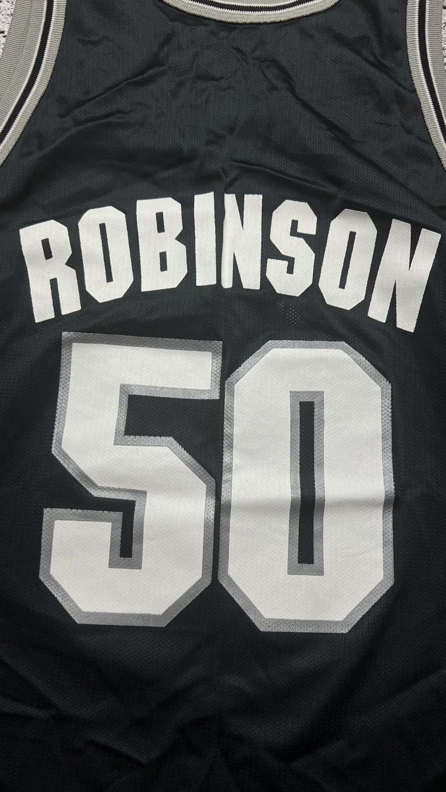 Champion × NBA × Vintage VTG 90’s San Antonio Spurs David Robinson champion jersey Size US L / EU 52-54 / 3 - 5 Thumbnail
