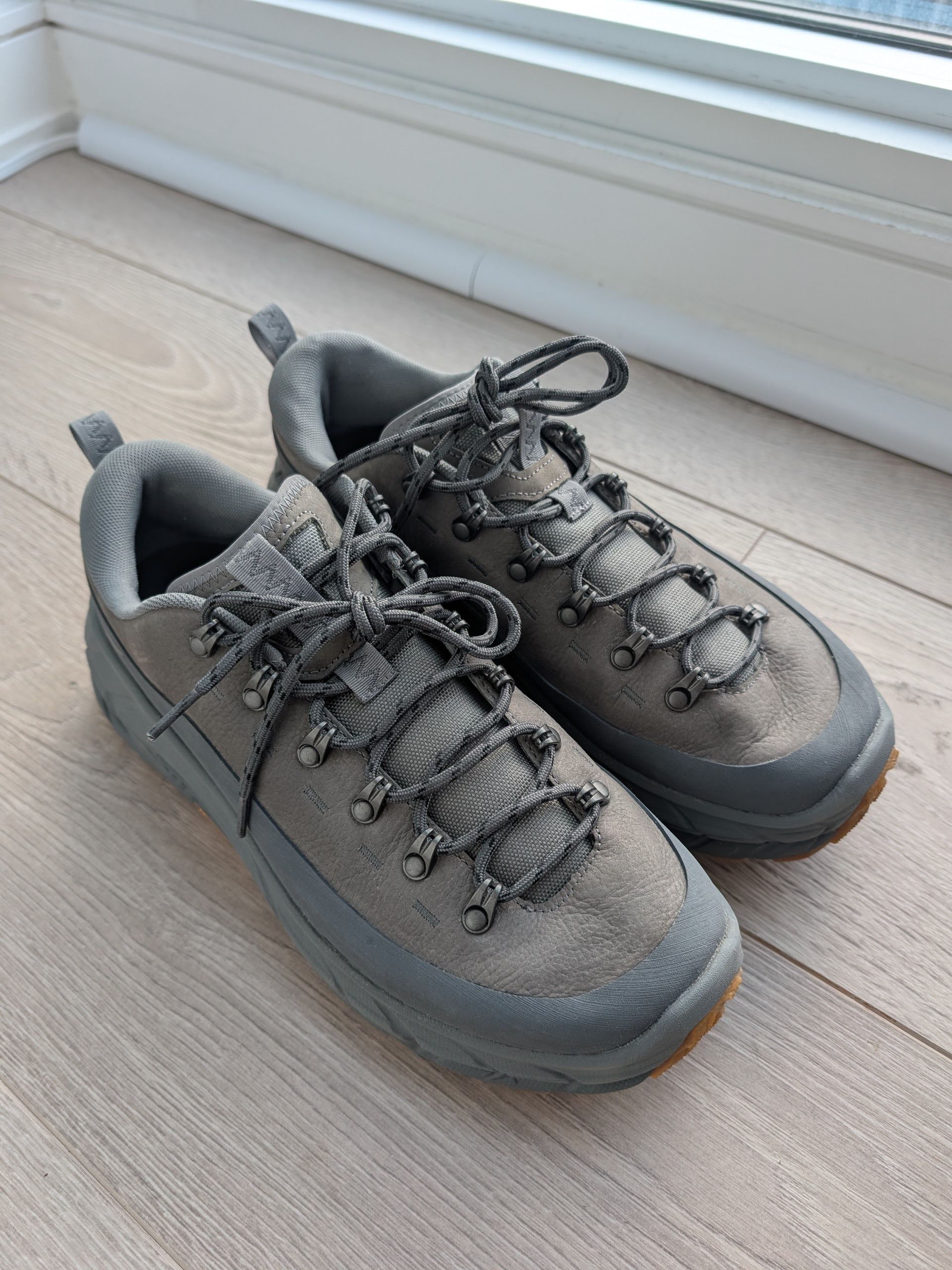 Hoka Hoka Tor Summit leather grey men's 12 5 Size US 12.5 / EU 45-46 - 4 Thumbnail