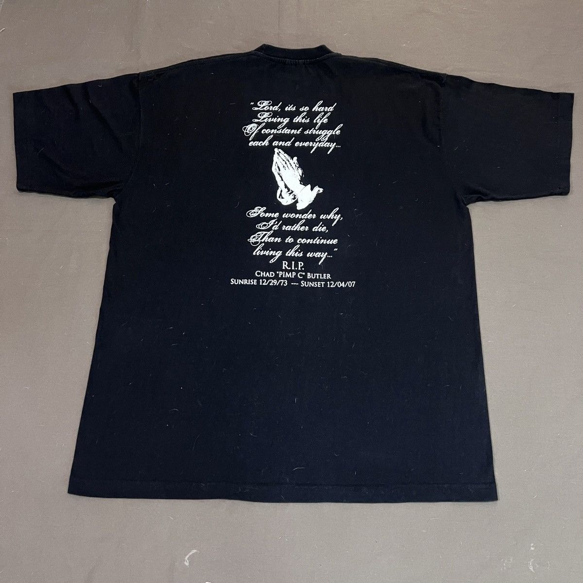 Rap Tees Vintage Y2K Pimp C Memorial UGK Tee XL hip-hop Size US XL / EU 56 / 4 - 6 Thumbnail