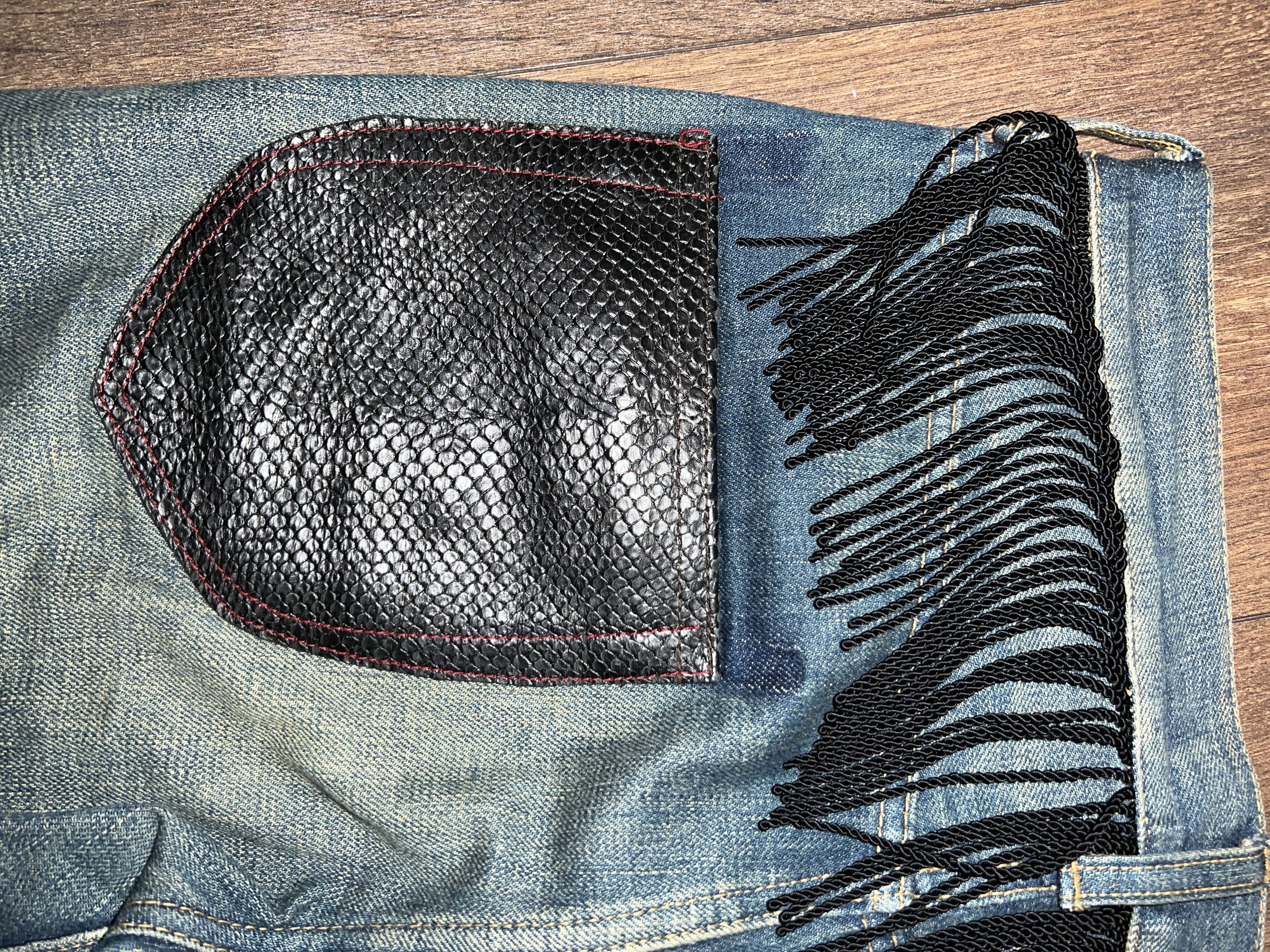 Comme des Garcons × Junya Watanabe JUNYA WATANABE COMME des GARCONS Patchwork Jeans Denim Pants Size 30" / US 8 / IT 44 - 3 Thumbnail