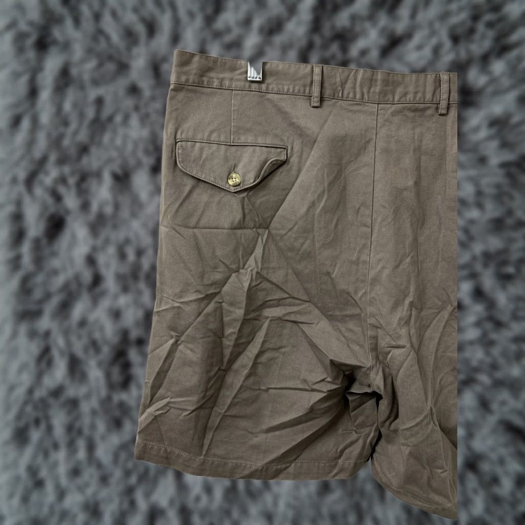 Izod IZOD Saltwater Chino Shorts Mens 42 Khaki Brown 100% Cotton Pleated NWT Front Zip Pockets Summer 7" Casual Regular Size US 42 / EU 58 - 1 Thumbnail