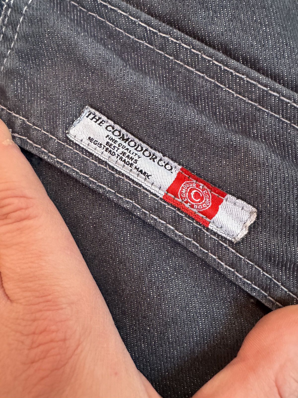 Japanese Brand × Vintage Vintage Workwear Baggy Double Knee Distressed Denim Pants Size US 32 / EU 48 - 17 Thumbnail