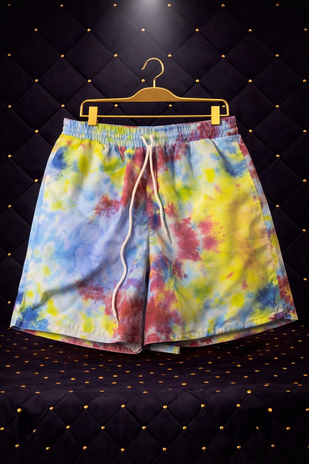 Other RAINBOW TIE-DYE PRINT SWIM TRUNK SHORTS Size US 32 / EU 48 - 1 Preview