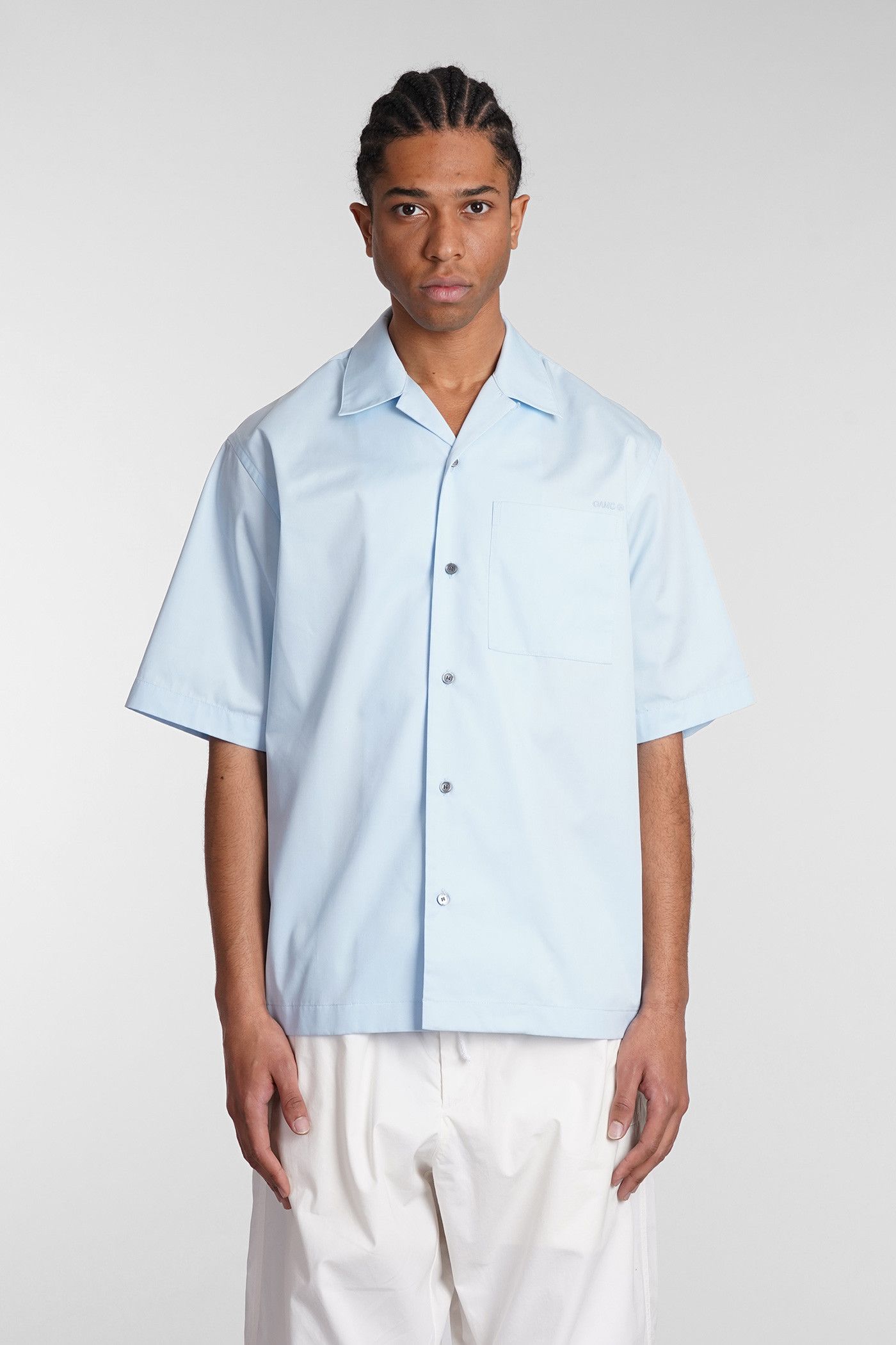 OAMC o1y0225 Solid Color Shirt in Sky Blue Size US M / EU 48-50 / 2 - 1 Thumbnail