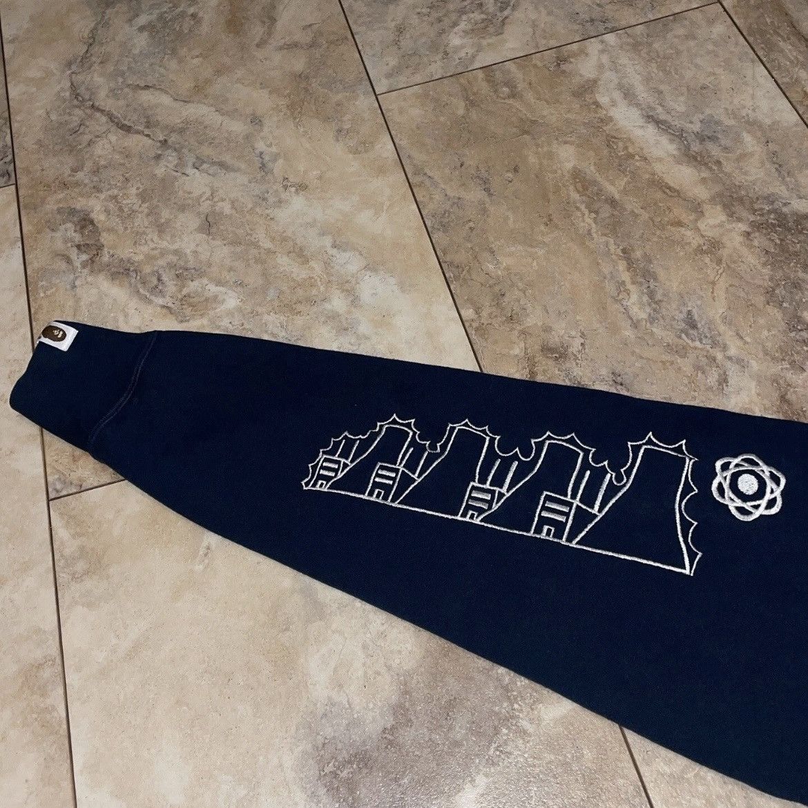Bape 2008 Bape By A Bathing Ape Holstein Cow Full Zip Hoodie Navy Size US L / EU 52-54 / 3 - 4 Thumbnail